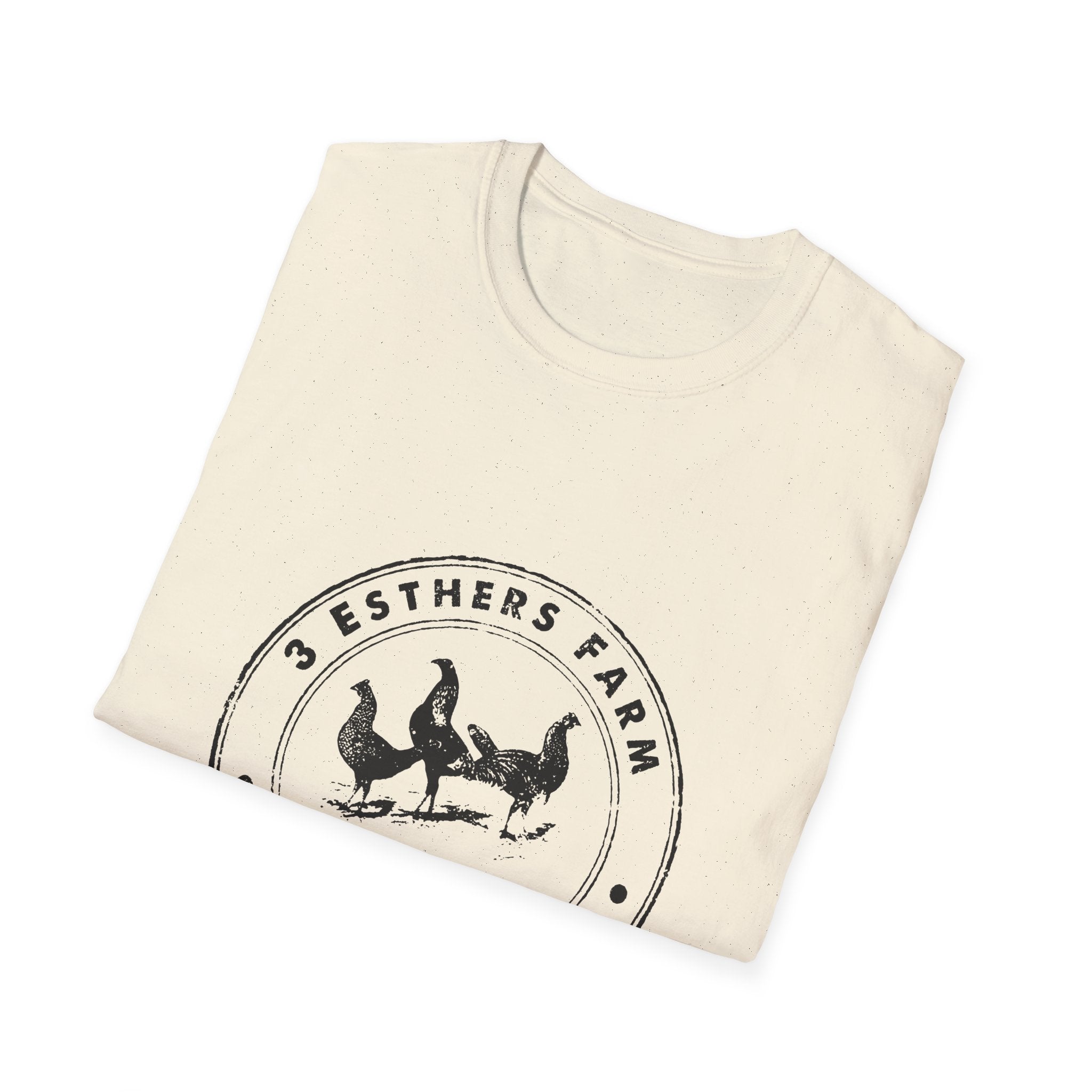 Farmhouse Chickens T-Shirt — "Pesthers Farm: Feeding Hungry Hens" Vintage Logo