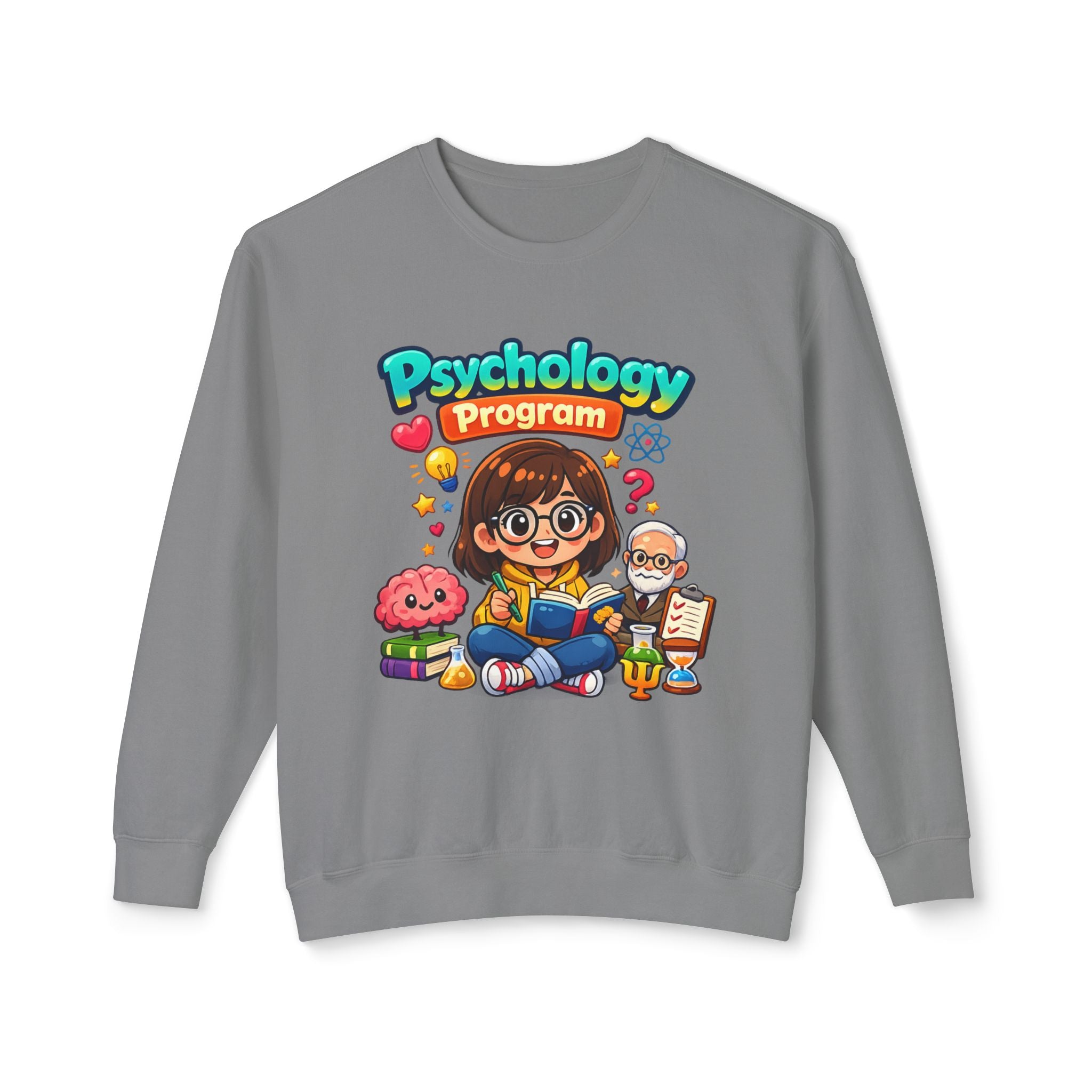 Psychology Program Crewneck Sweatshirt — Cute Student Grad Design