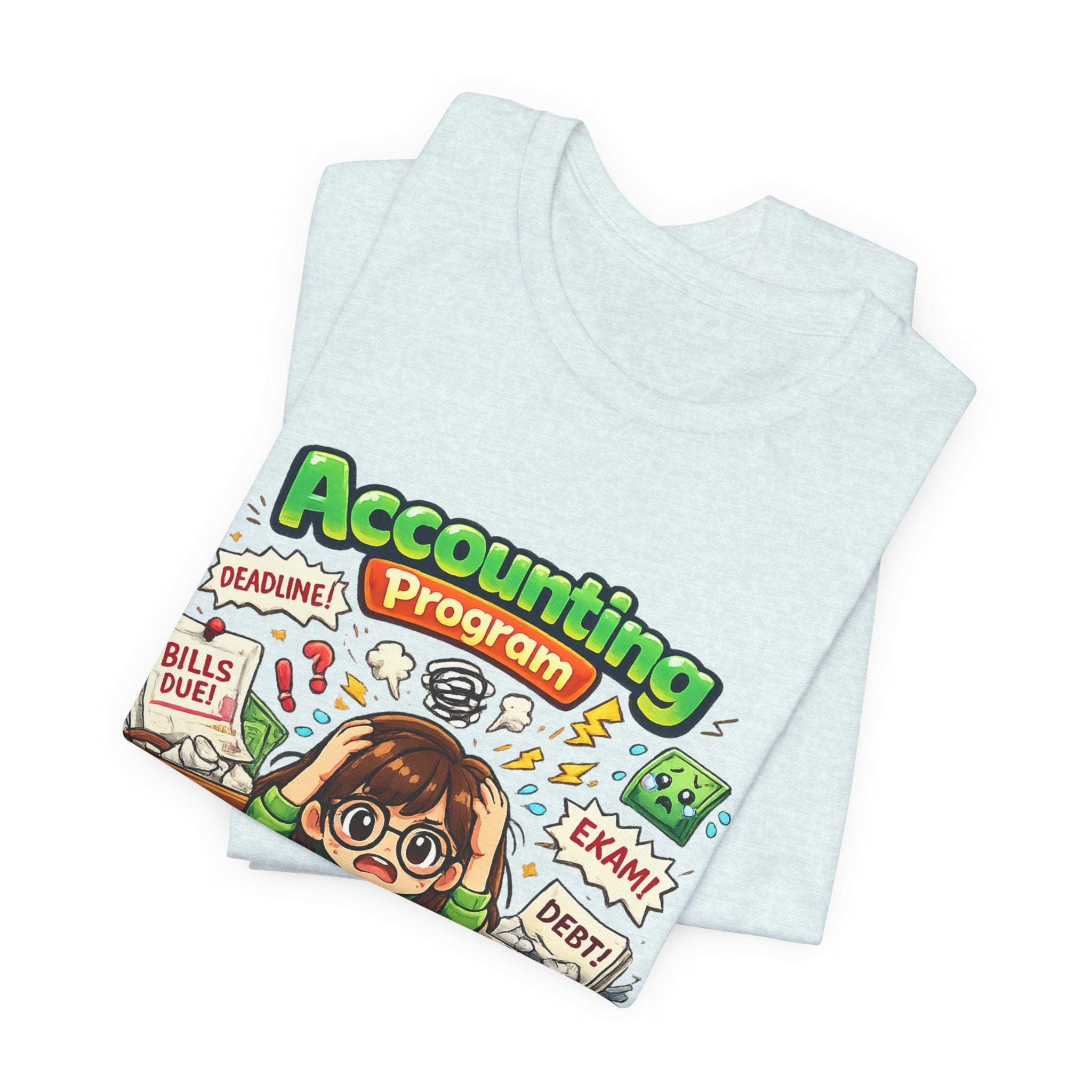 Accounting Program Student Tee — Cute Study Cartoon College Shirt