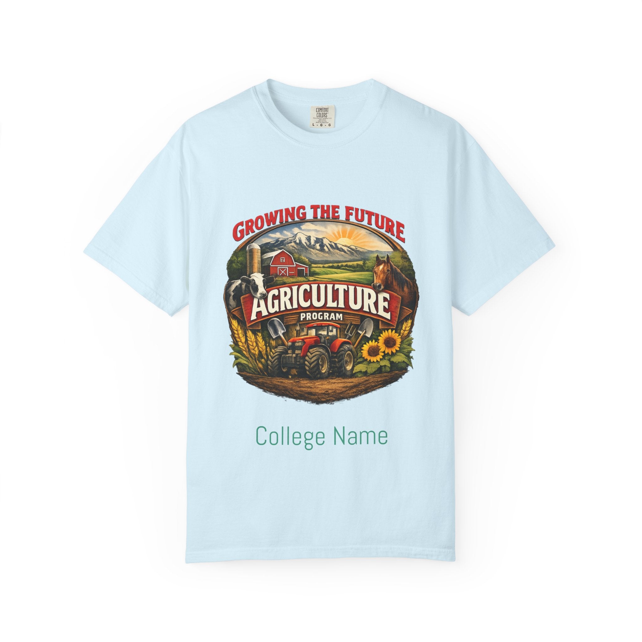 Agriculture Program T‑Shirt — "Growing the Future" Farm Vintage Graphic