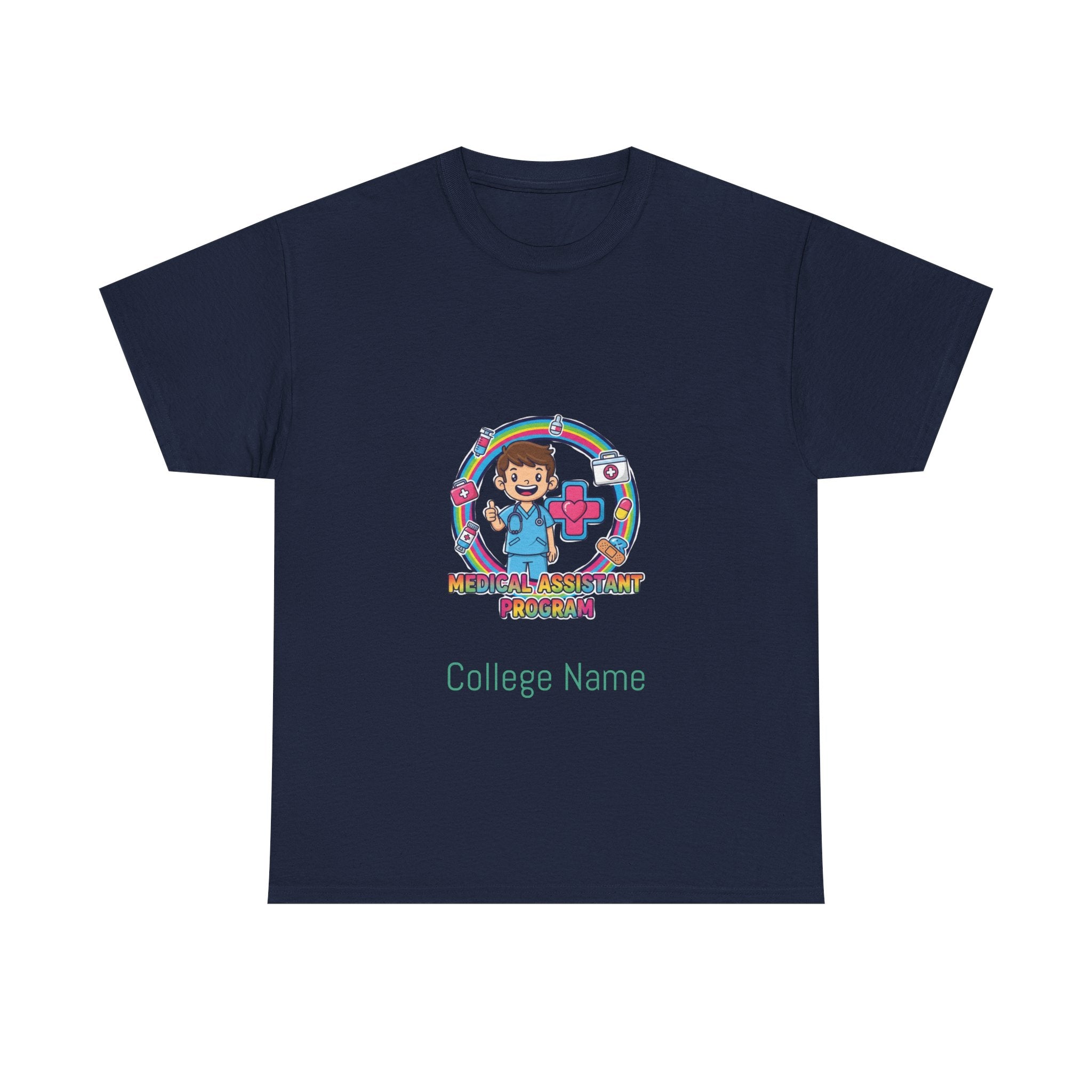 Medical Assistant Graphic Tee — White T‑Shirt