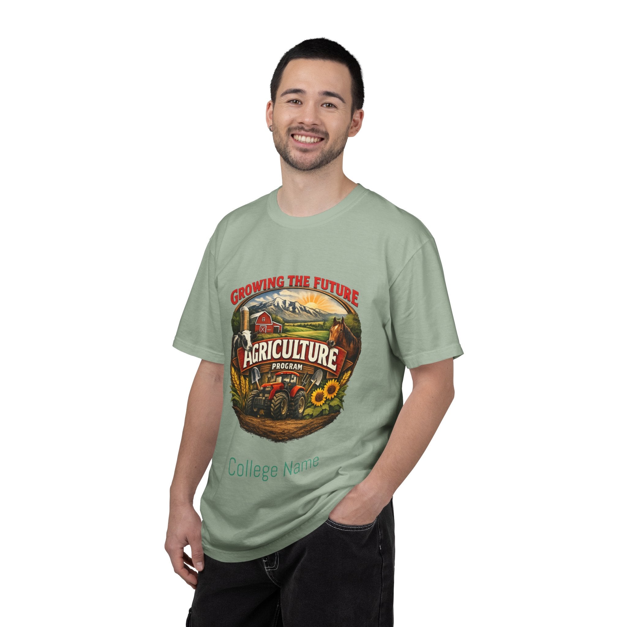 Agriculture Program T‑Shirt — "Growing the Future" Farm Vintage Graphic
