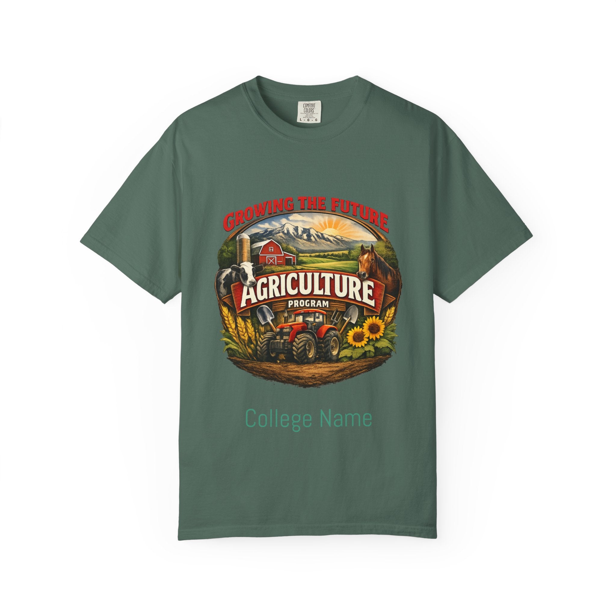 Agriculture Program T‑Shirt — "Growing the Future" Farm Vintage Graphic