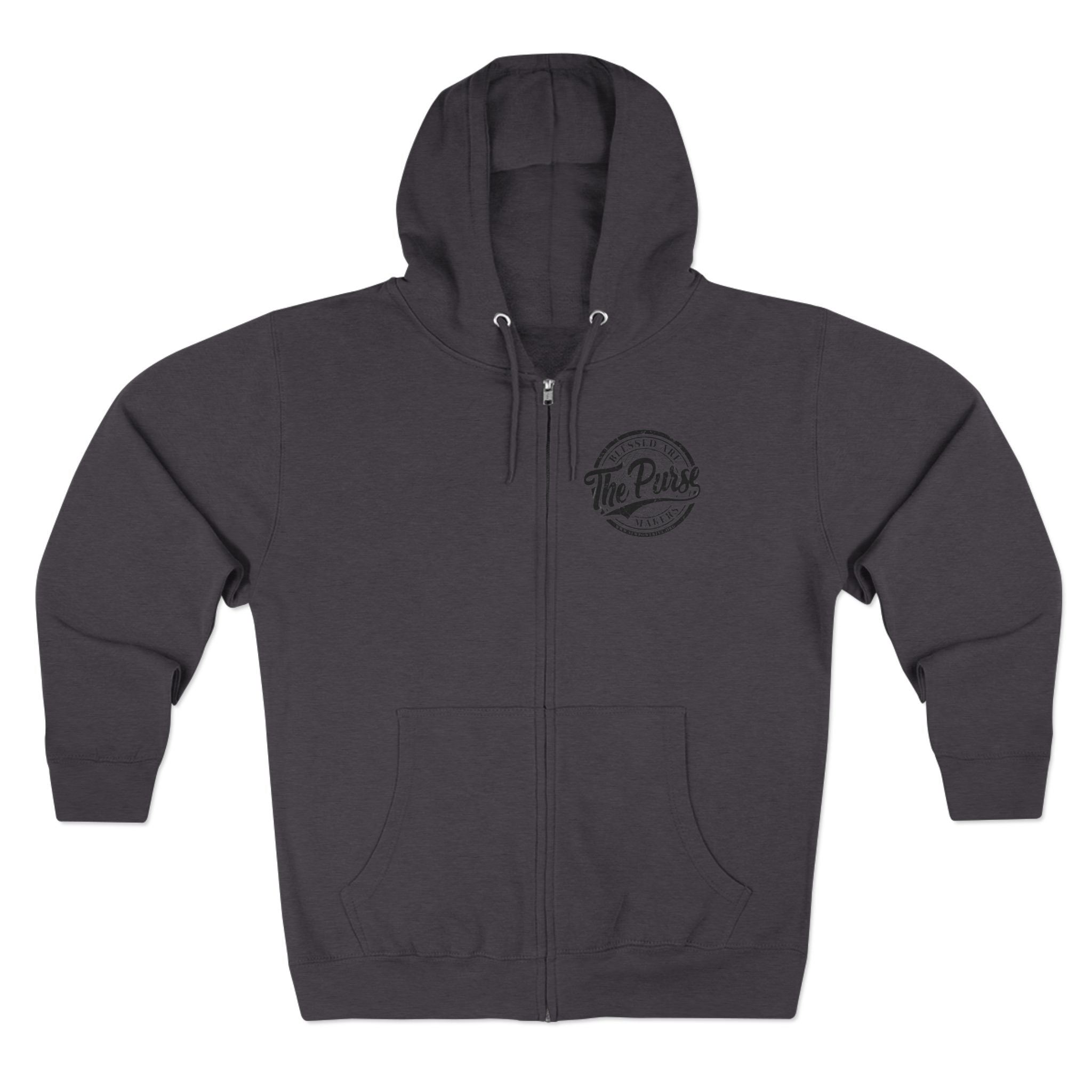 The Purse Zip Hoodie — Vintage Camping Logo Hooded Jacket