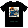 HVAC Technician Cartoon T‑Shirt — 'Heating, Ventilation, and Air Conditioning Program' College Tee