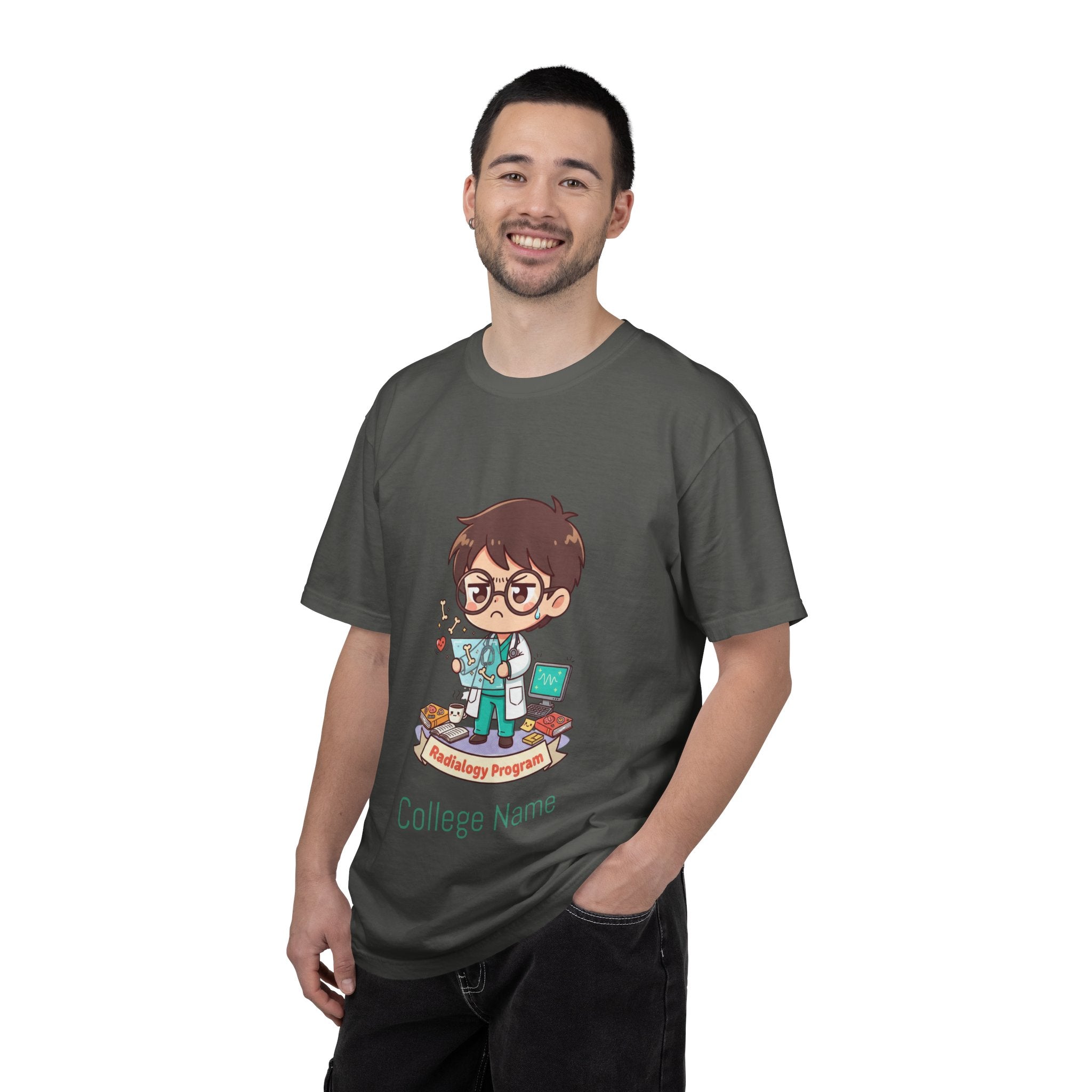 Radiology Program T-Shirt — Cute Radiologist Cartoon College Tee