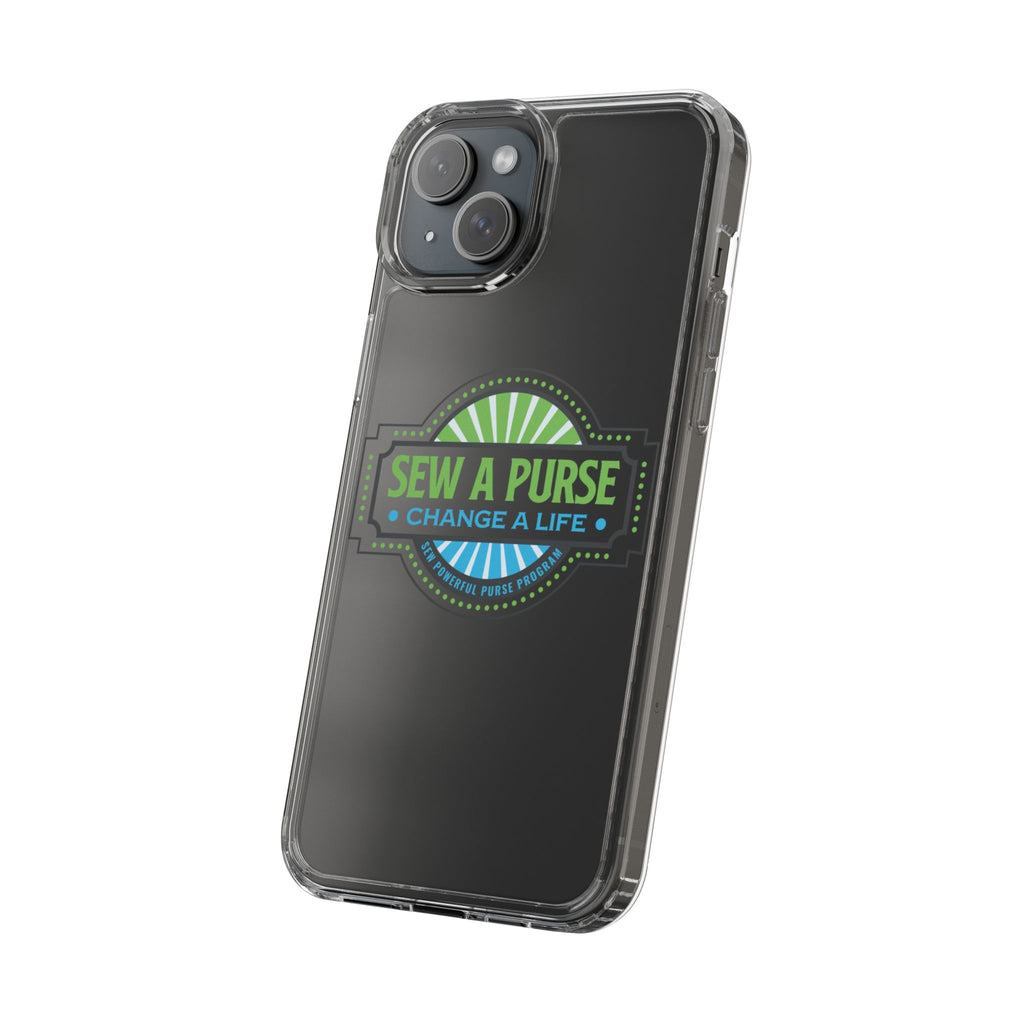 Clear Case — “Sew a Purse, Change a Life” Charity Phone Case