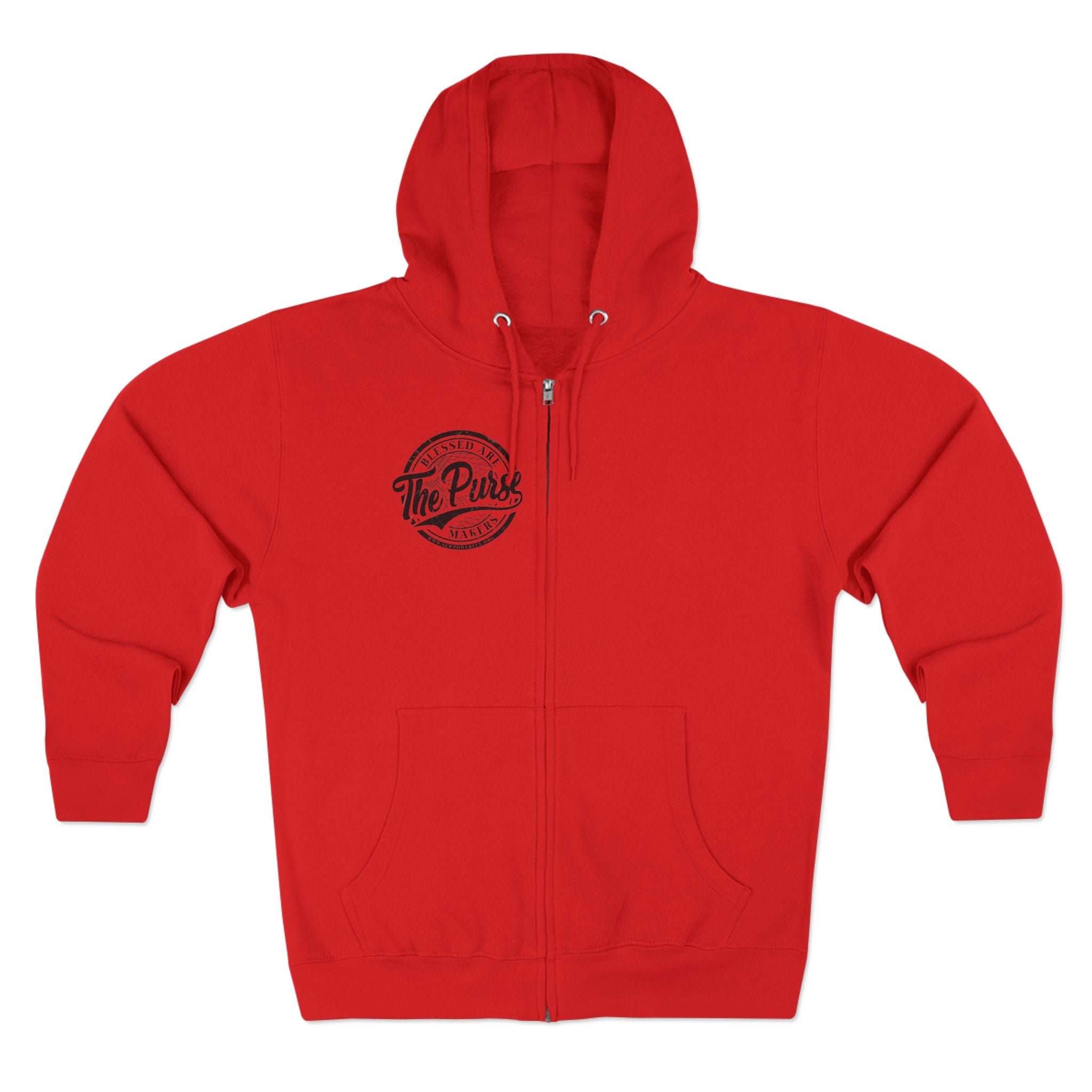 The Purse Zip Hoodie — Vintage Camping Logo Hooded Jacket