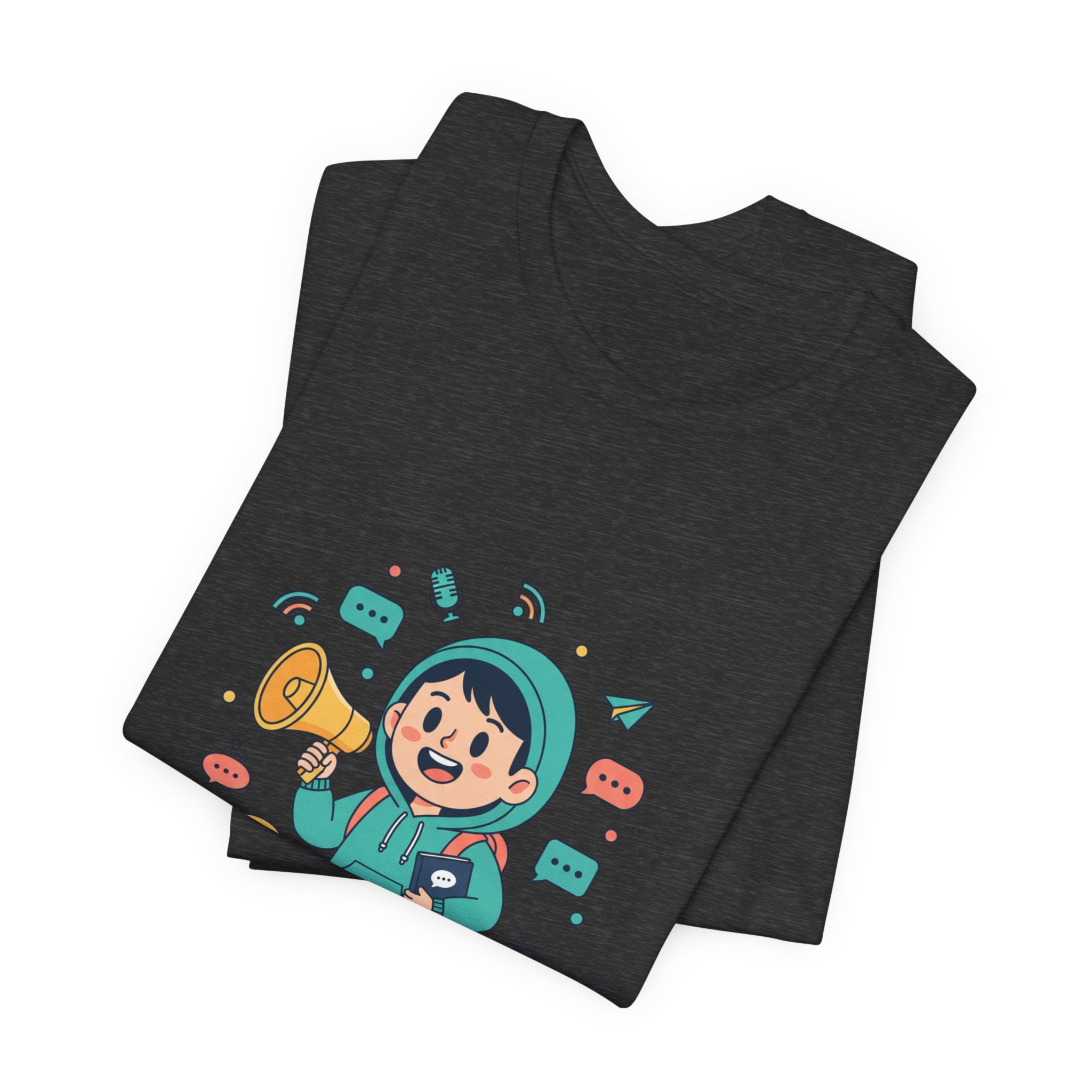 Communication Program T‑Shirt — Cute Mascot Tee