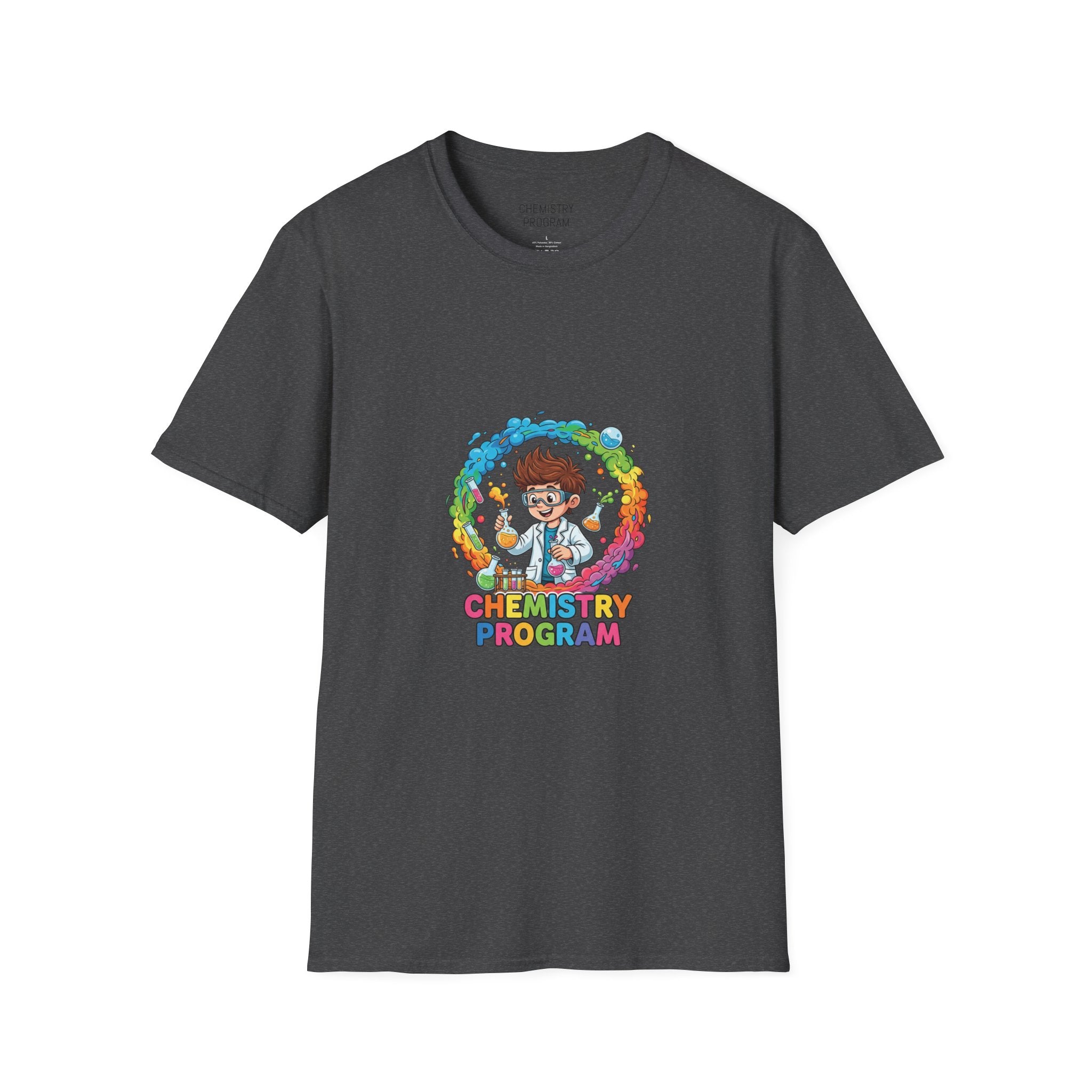 Chemistry Program T-Shirt — Colorful Science Club Tee