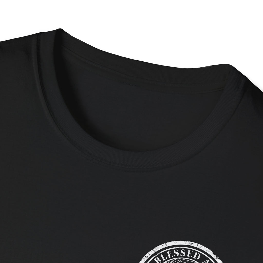 Blessed Are The Purse Makers Small White Logo T-Shirt