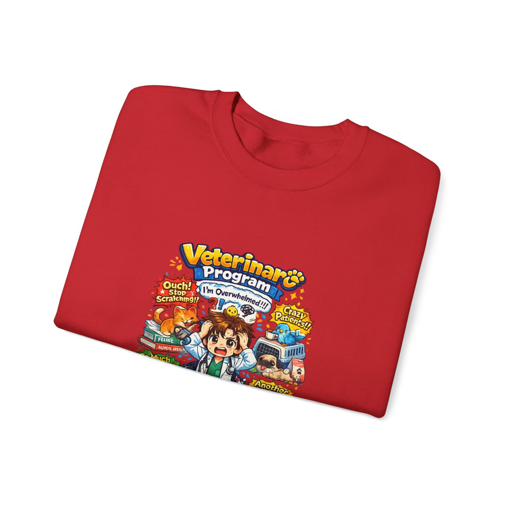 Veterinary Program Crewneck Sweatshirt – Cute Vet Student Graphic