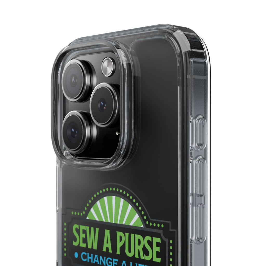 Clear Case — “Sew a Purse, Change a Life” Charity Phone Case