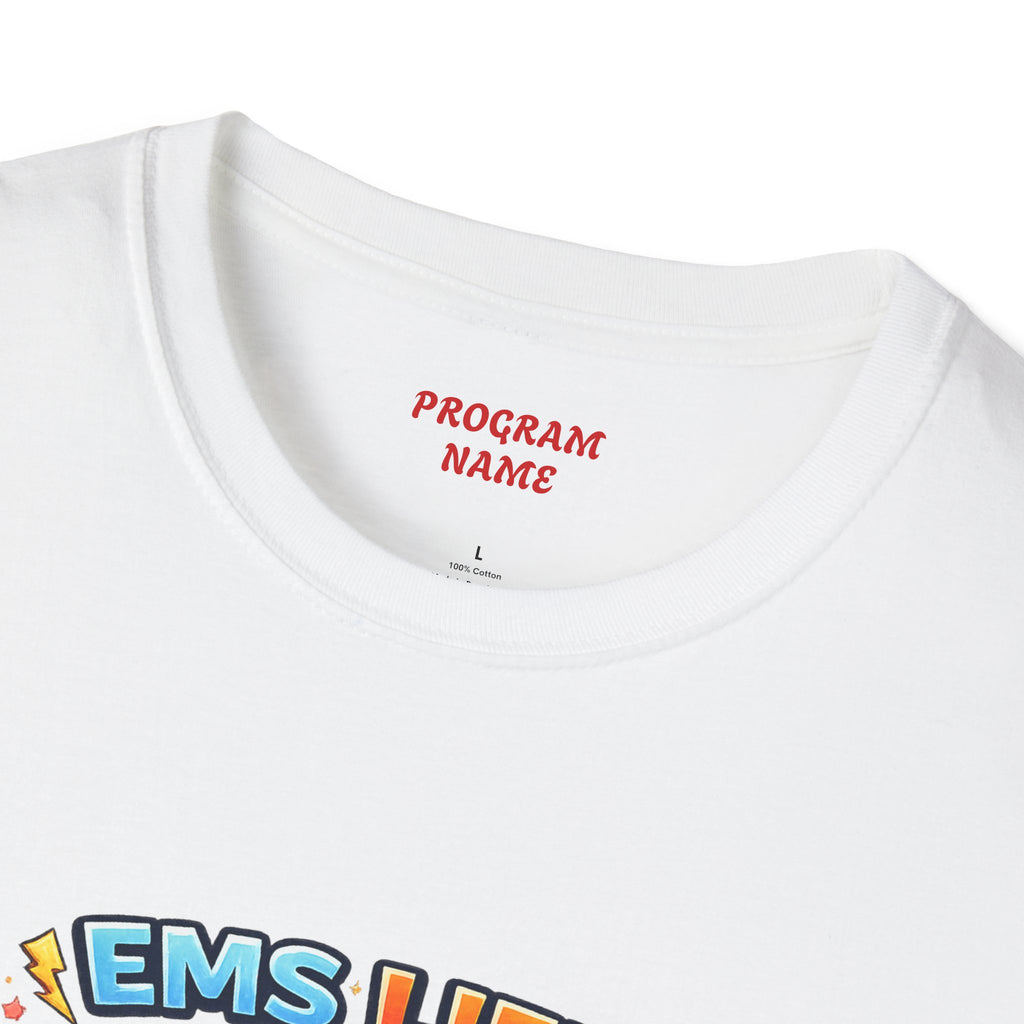 EMS Life T-Shirt – Emergency Medical Services Ambulance Graphic Tee (Customize College Name)