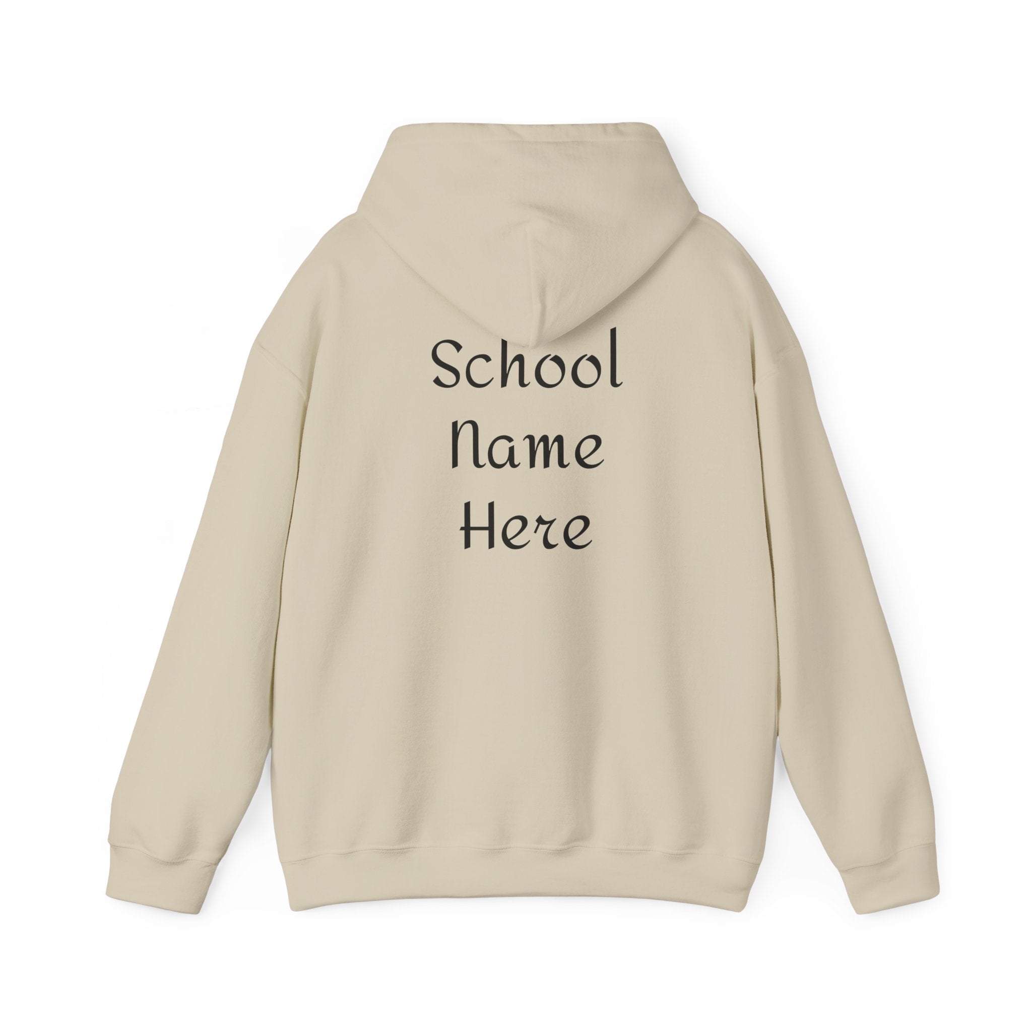 Nursing Program Hoodie – Cute Medical Icons Sweatshirt (Custom School Name)