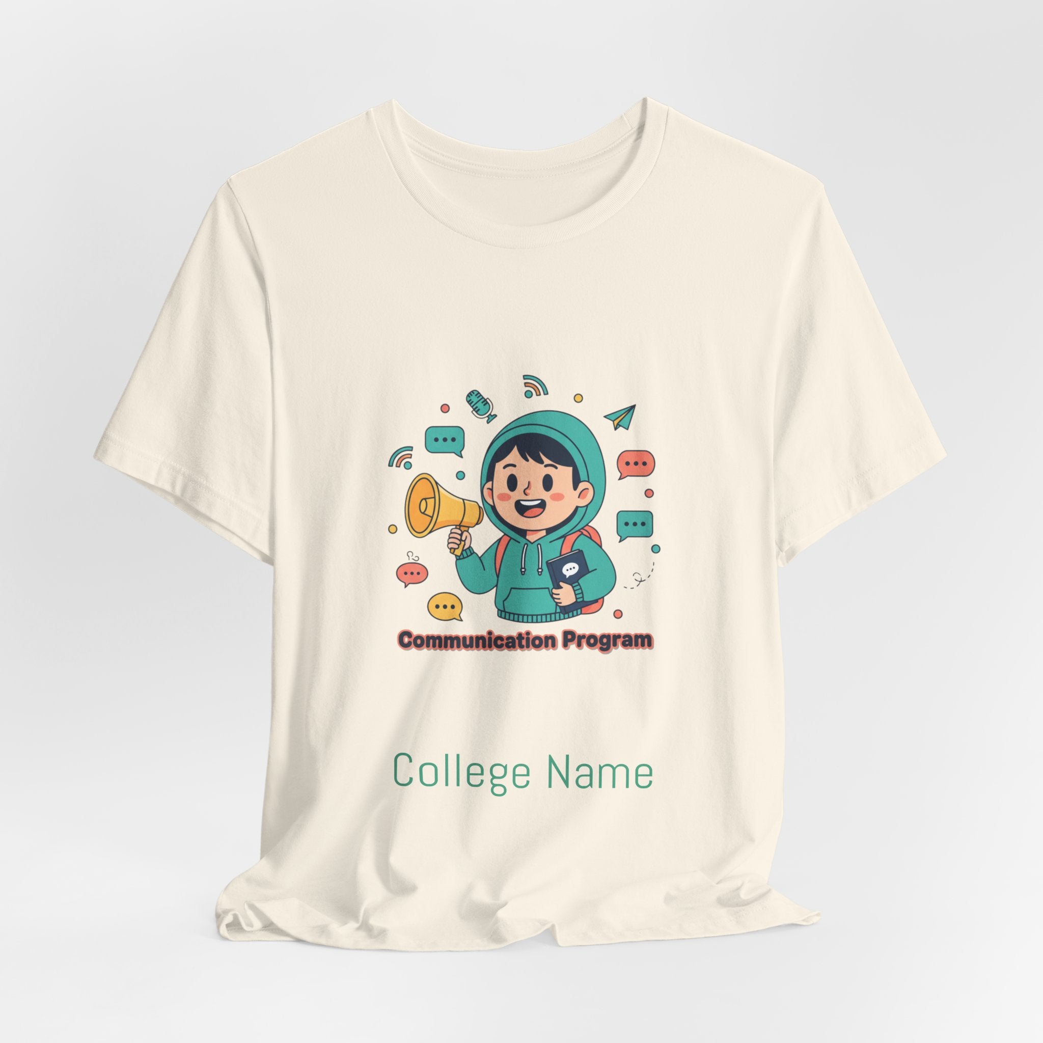 Communication Program T‑Shirt — Cute Mascot Tee