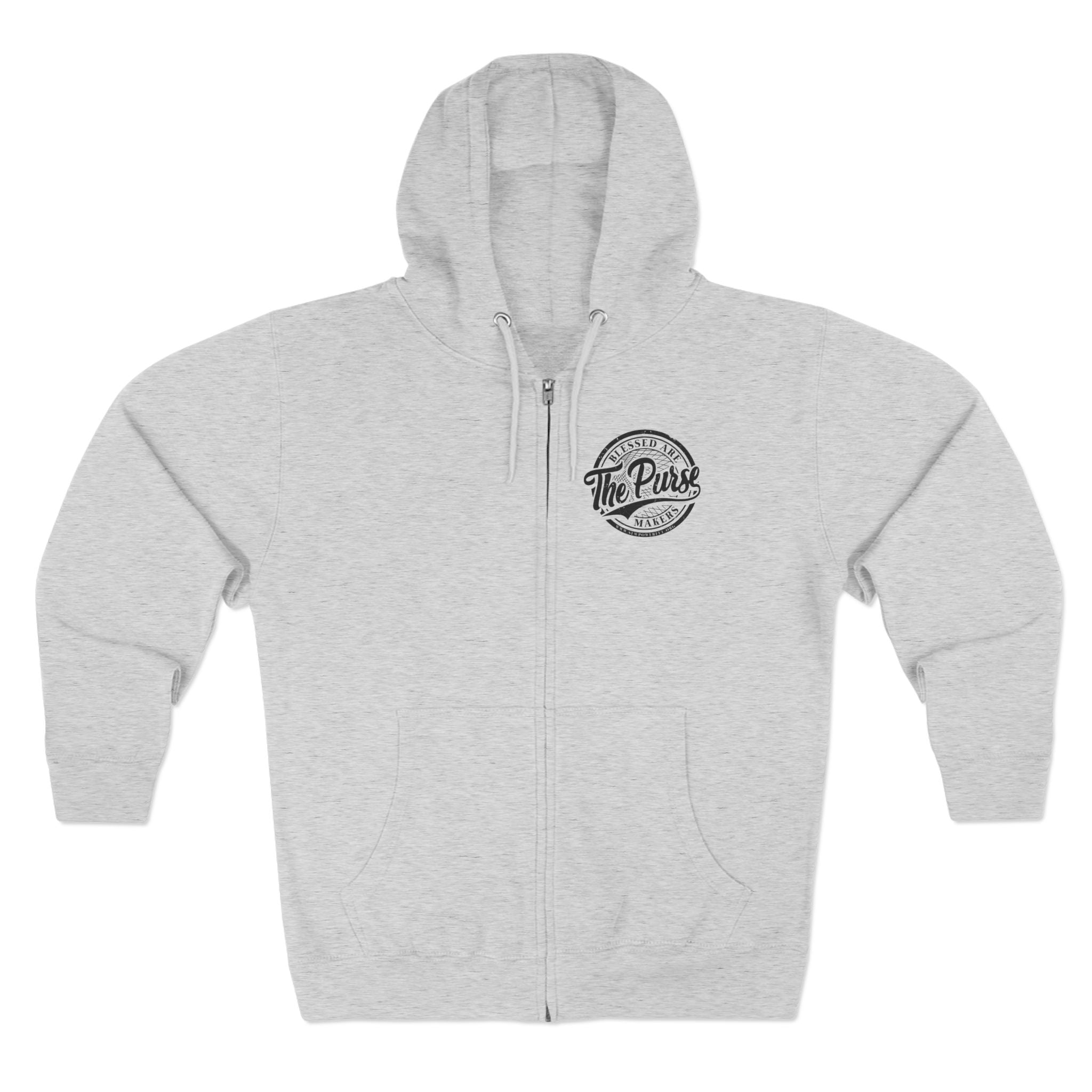 The Purse Zip Hoodie — Vintage Camping Logo Hooded Jacket