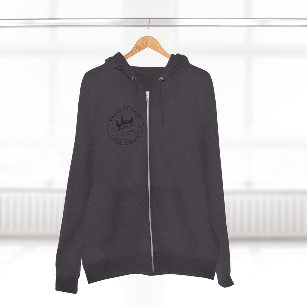 3 Esther Zip Hoodie – Coastal Sailing Badge Chest Print