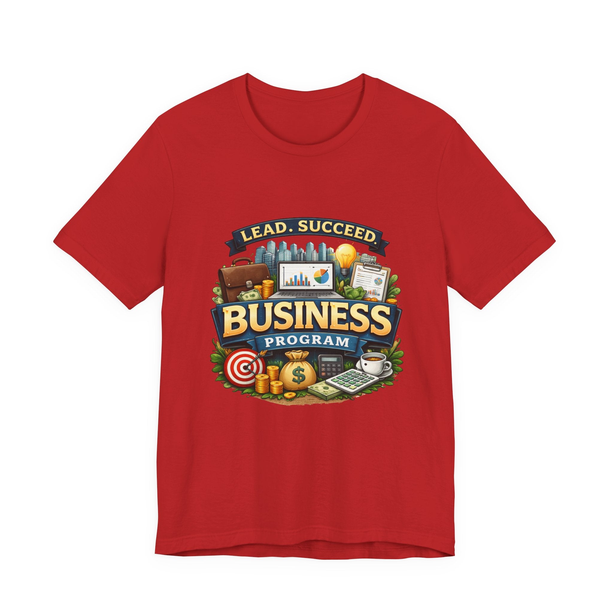 Business Program T-Shirt — Lead Succeed College Tee
