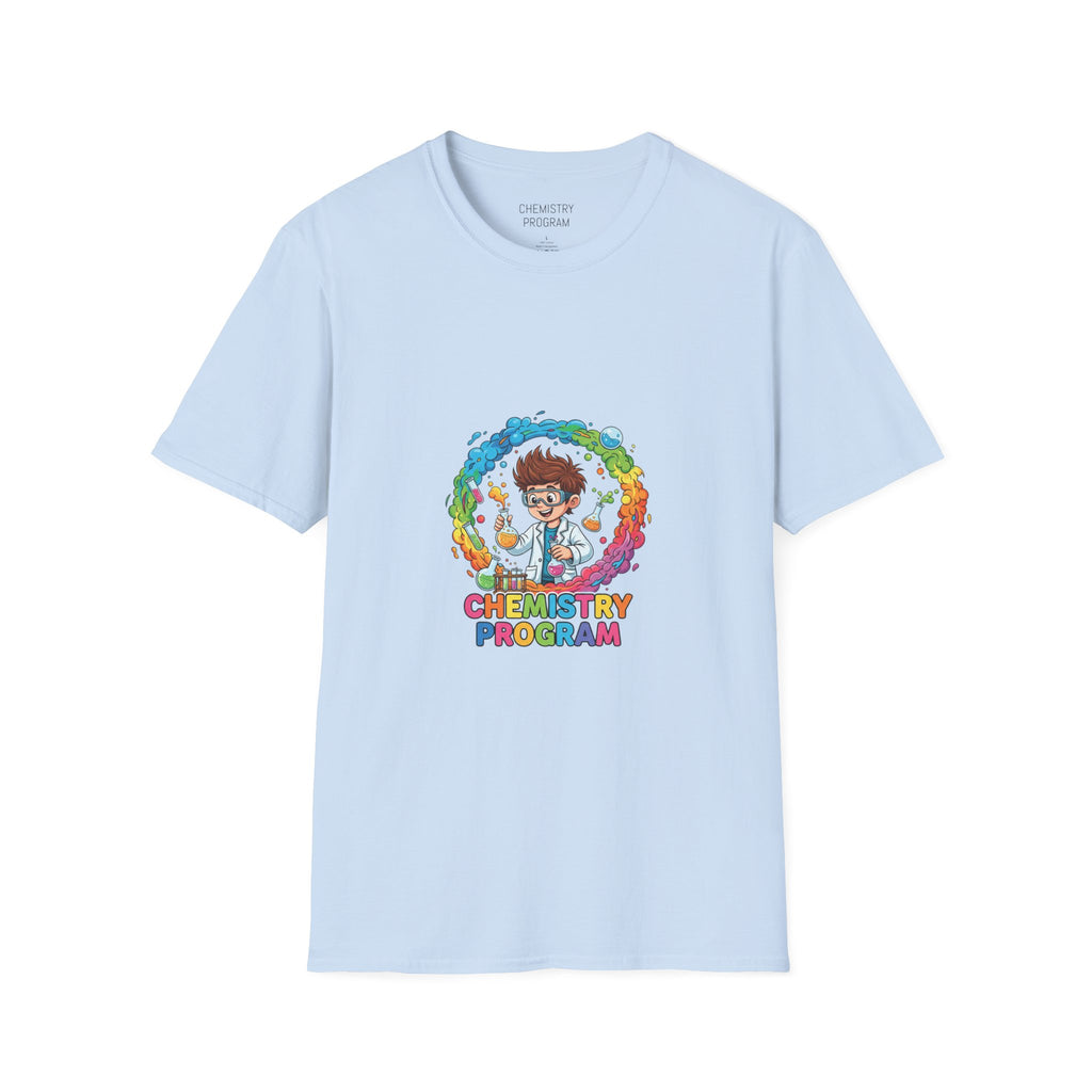Chemistry Program T-Shirt — Colorful Science Club Tee