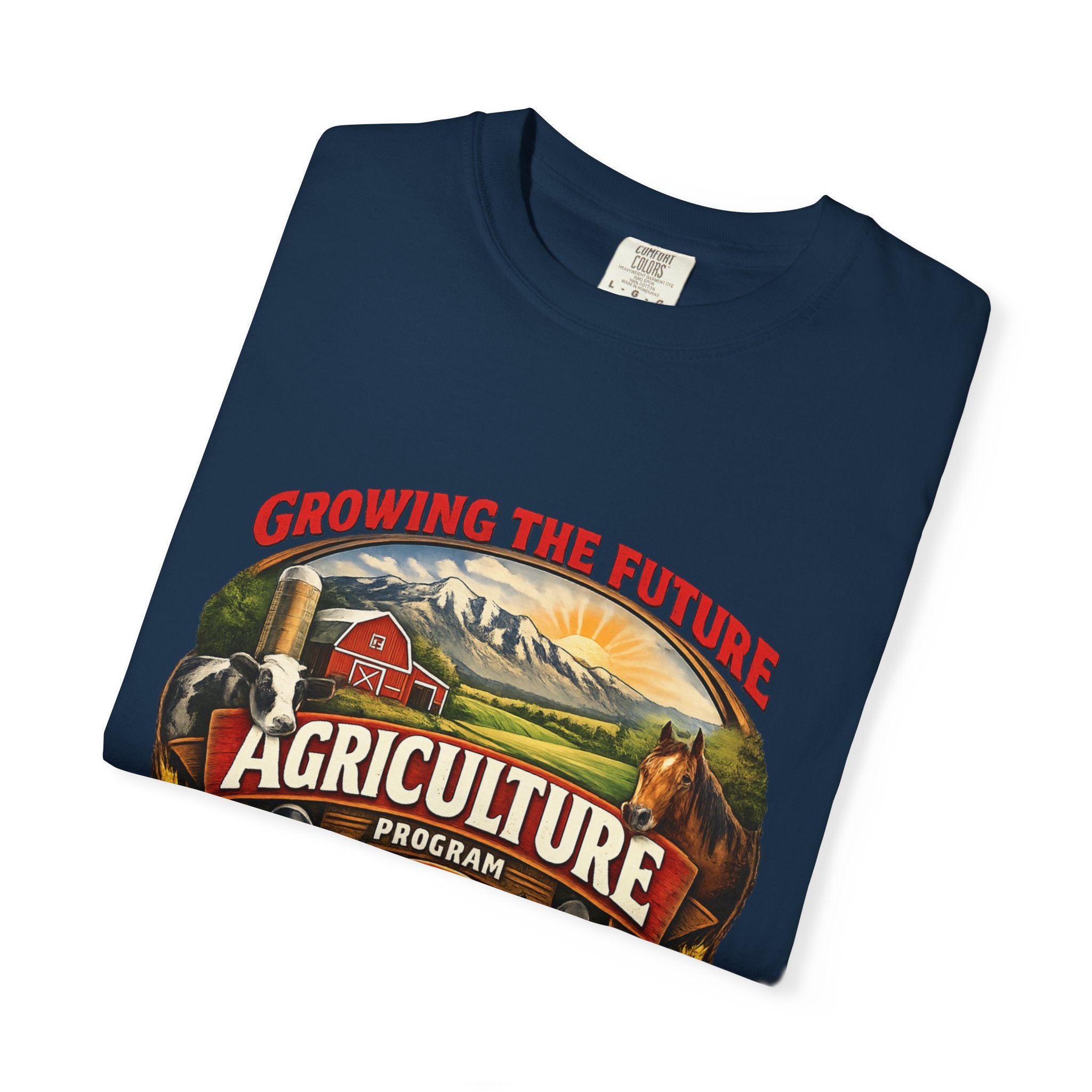 Agriculture Program T‑Shirt — "Growing the Future" Farm Vintage Graphic