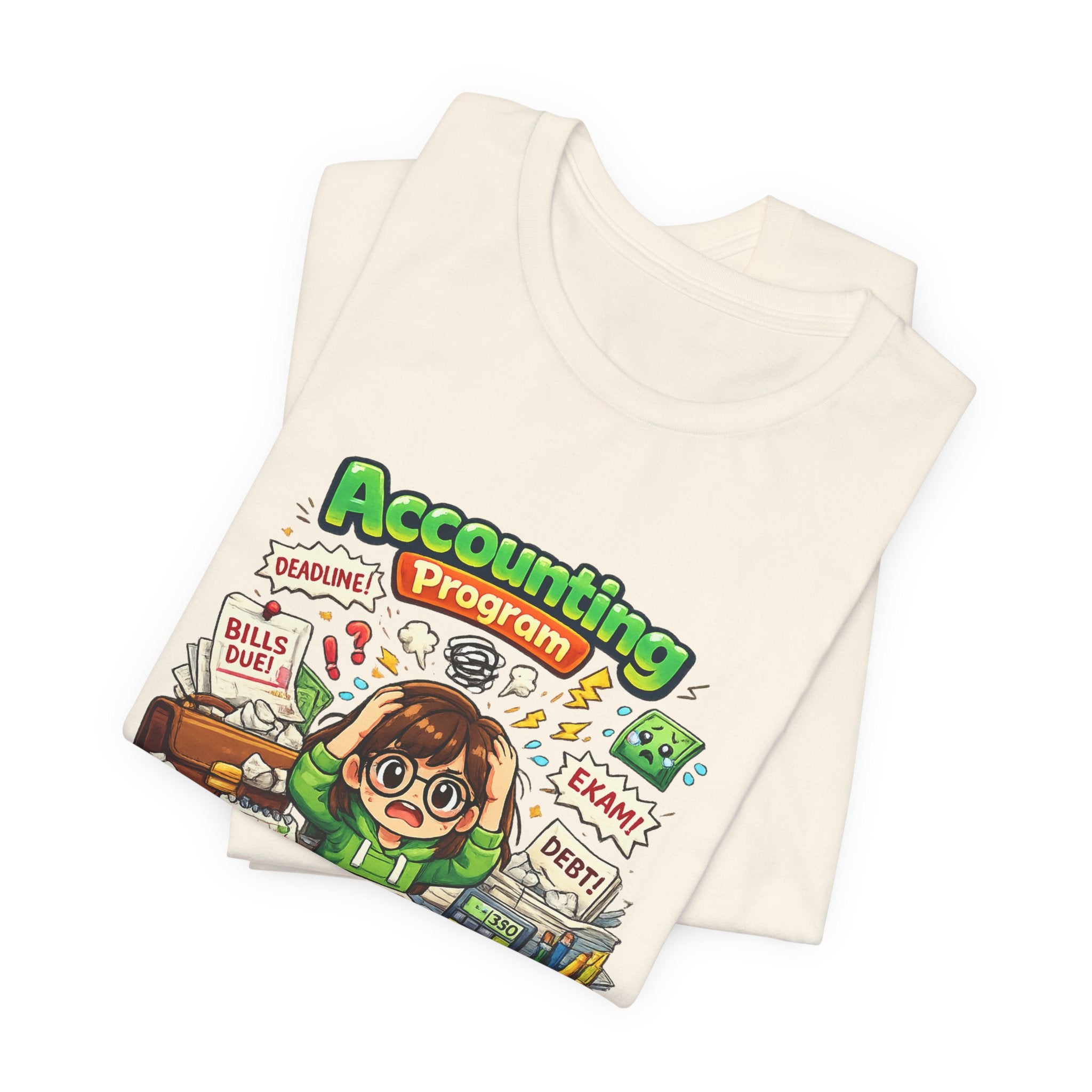 Accounting Program Student Tee — Cute Study Cartoon College Shirt