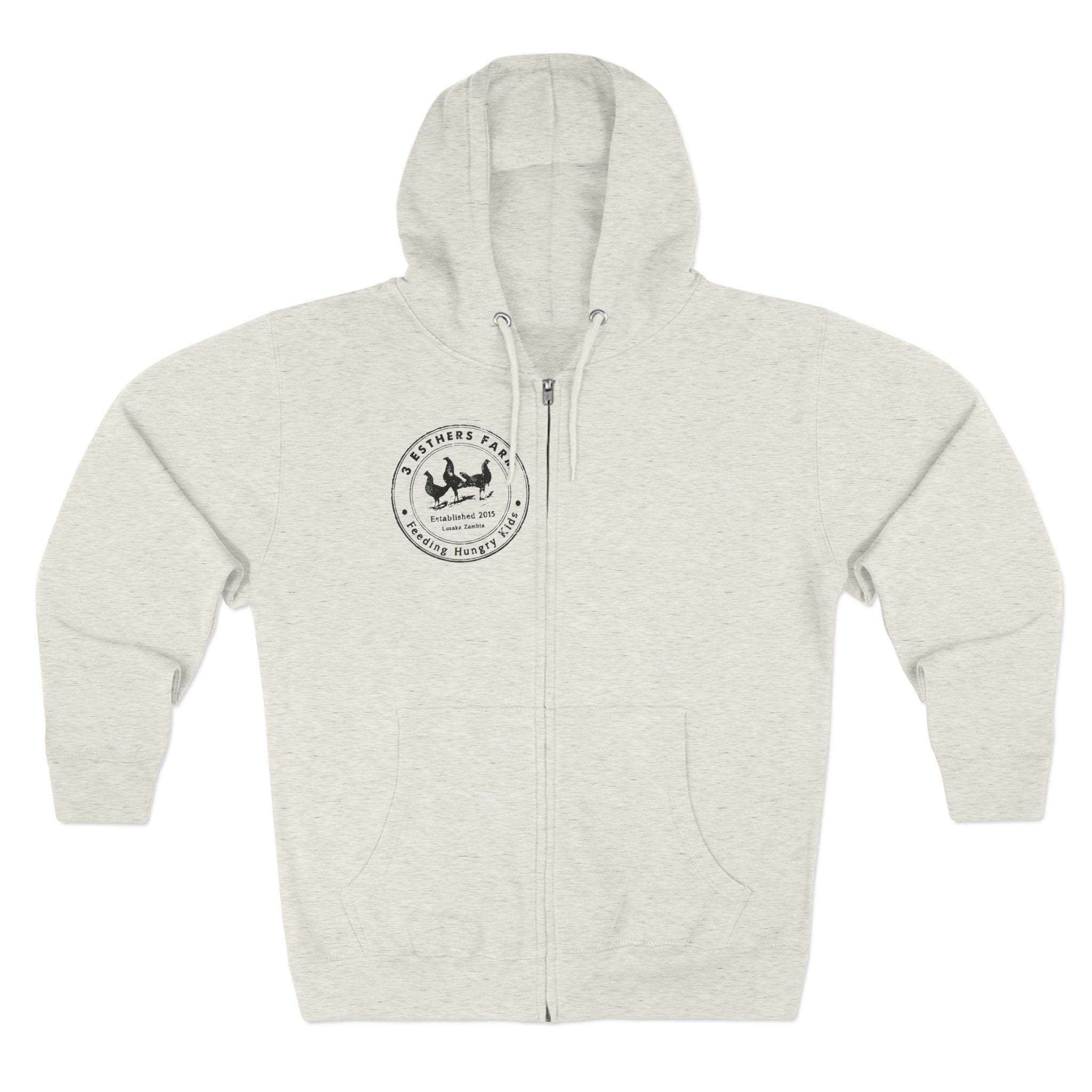 3 Esther Zip Hoodie – Coastal Sailing Badge Chest Print