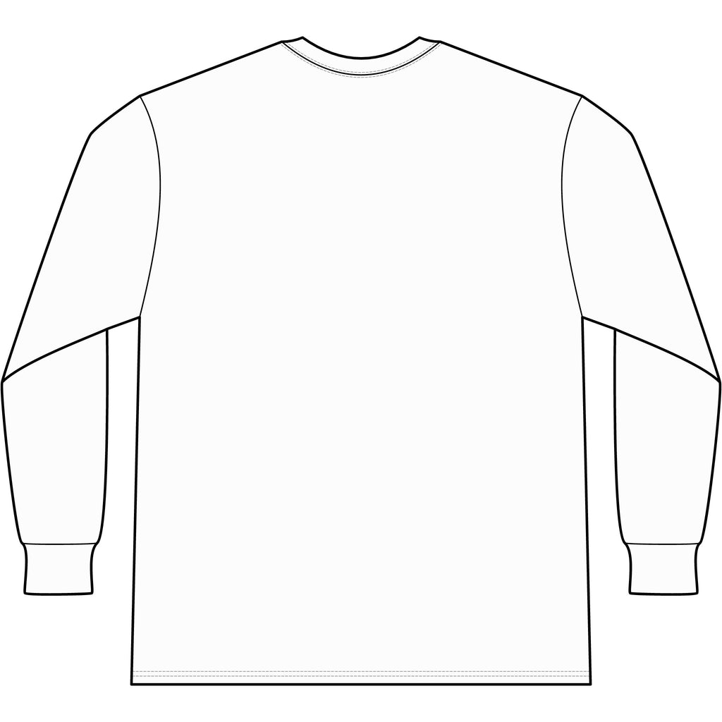 3 Esthers Farm Long Sleeve Tee – "Feeding Hungry Kids" Farmhouse Chicken Logo