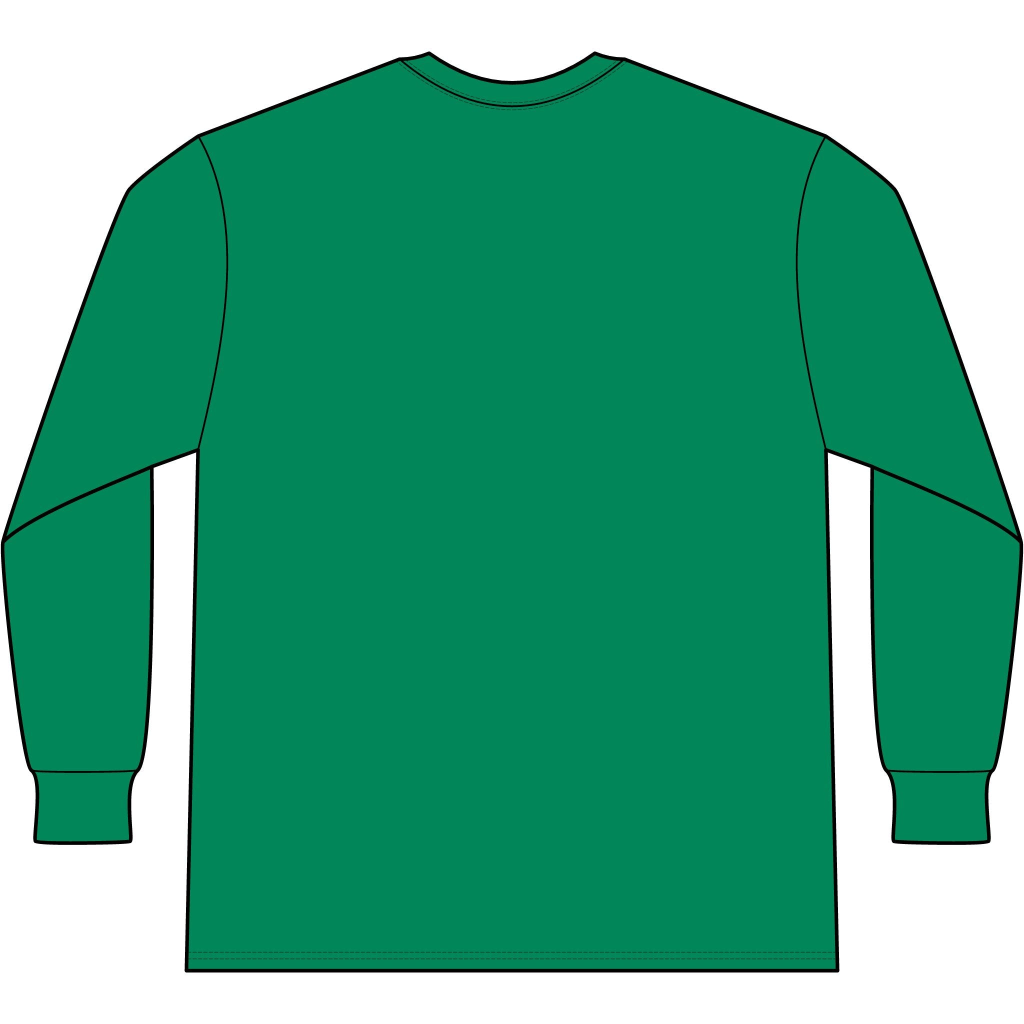 3 Esthers Farm Long Sleeve Tee – "Feeding Hungry Kids" Farmhouse Chicken Logo