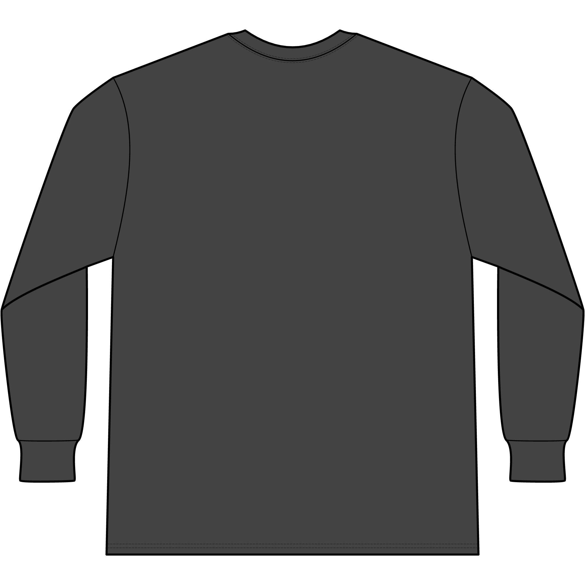 3 Esthers Farm Long Sleeve Tee – "Feeding Hungry Kids" Farmhouse Chicken Logo
