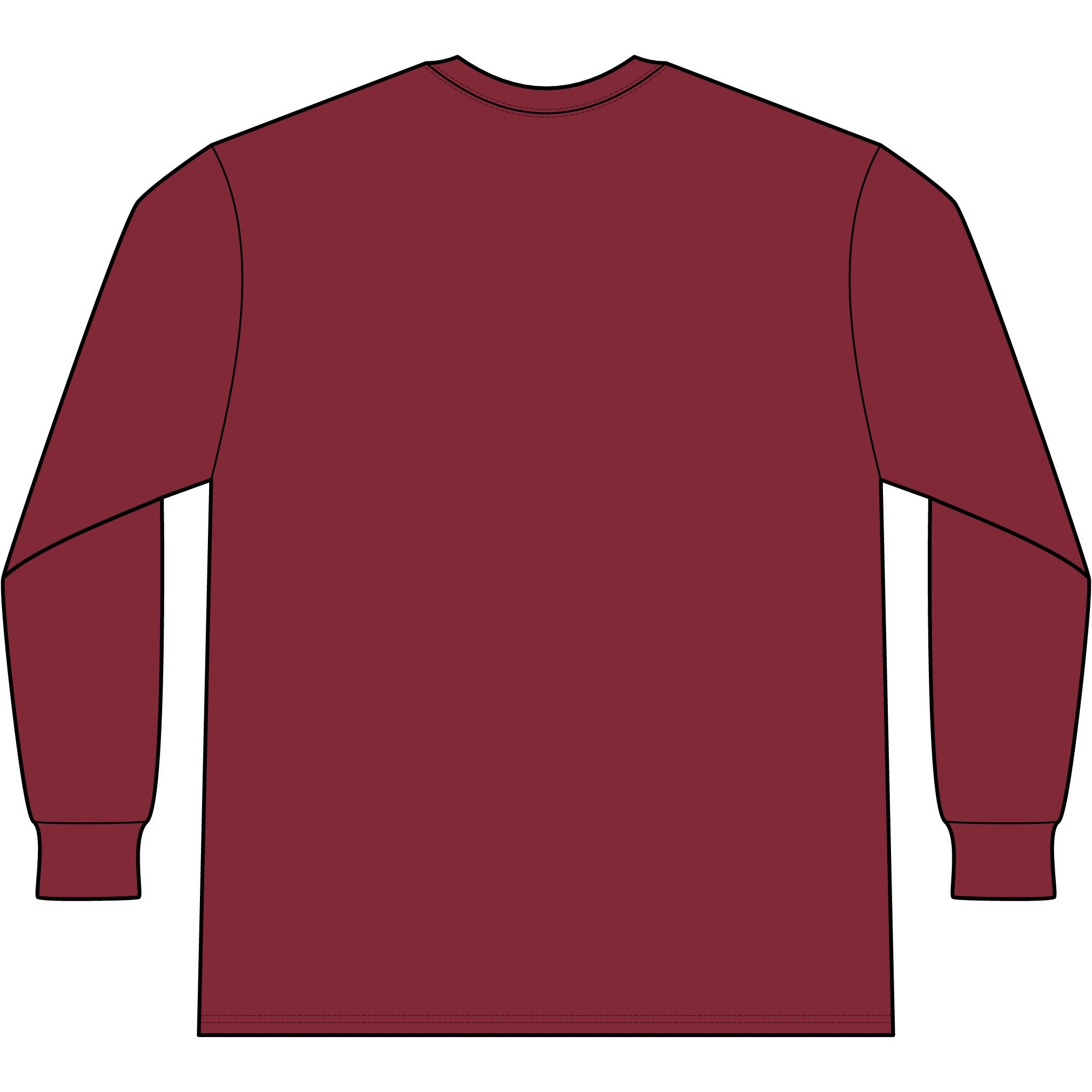 3 Esthers Farm Long Sleeve Tee – "Feeding Hungry Kids" Farmhouse Chicken Logo