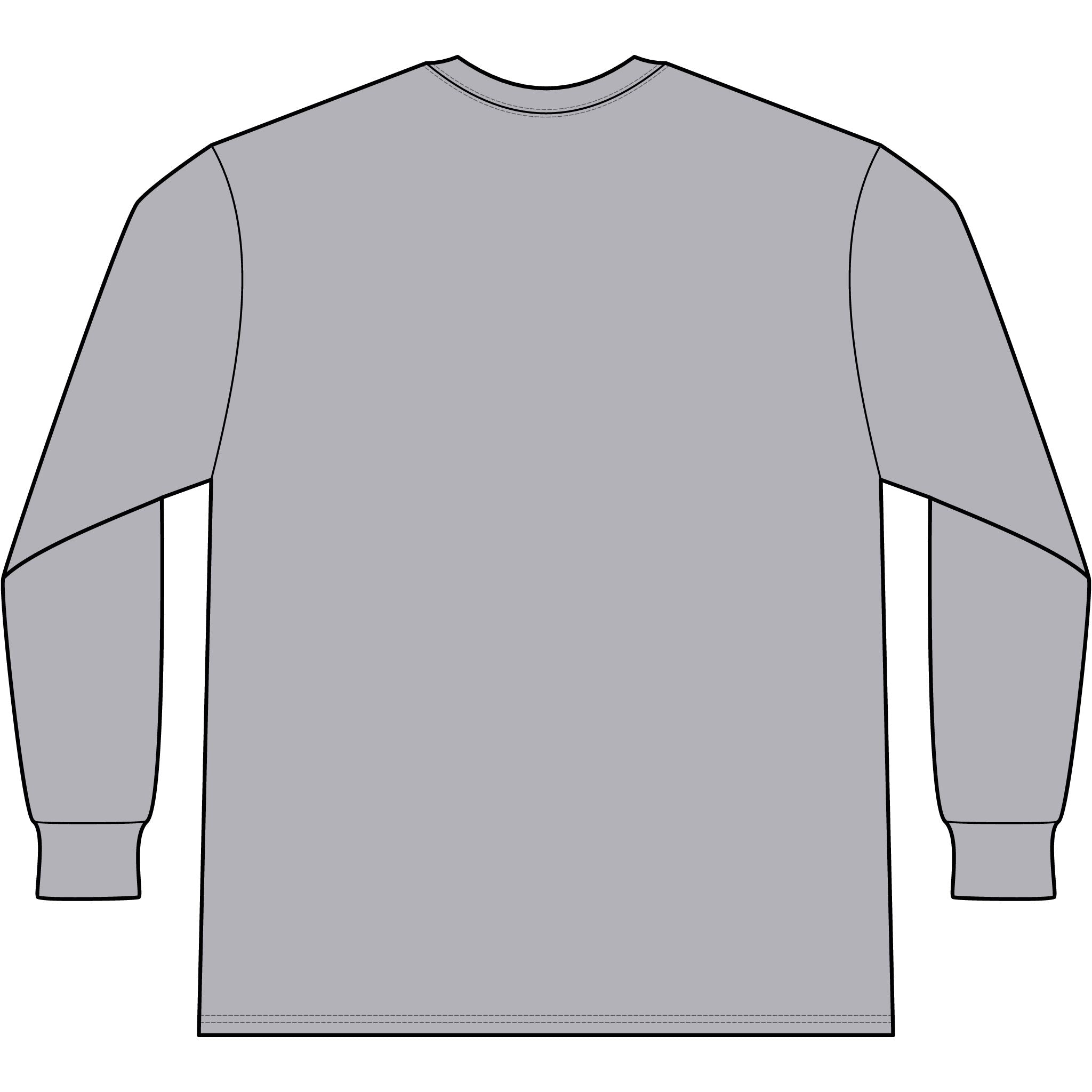 3 Esthers Farm Long Sleeve Tee – "Feeding Hungry Kids" Farmhouse Chicken Logo