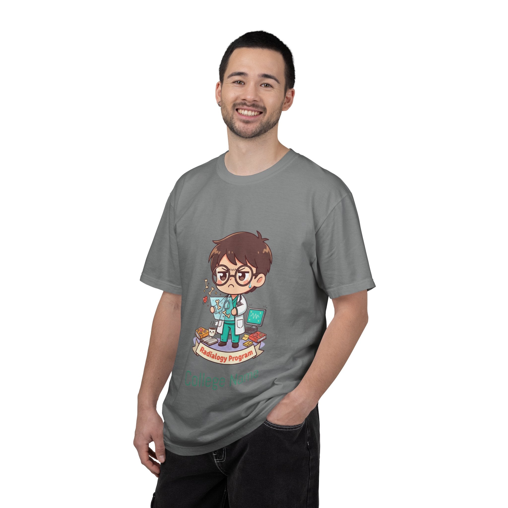 Radiology Program T-Shirt — Cute Radiologist Cartoon College Tee