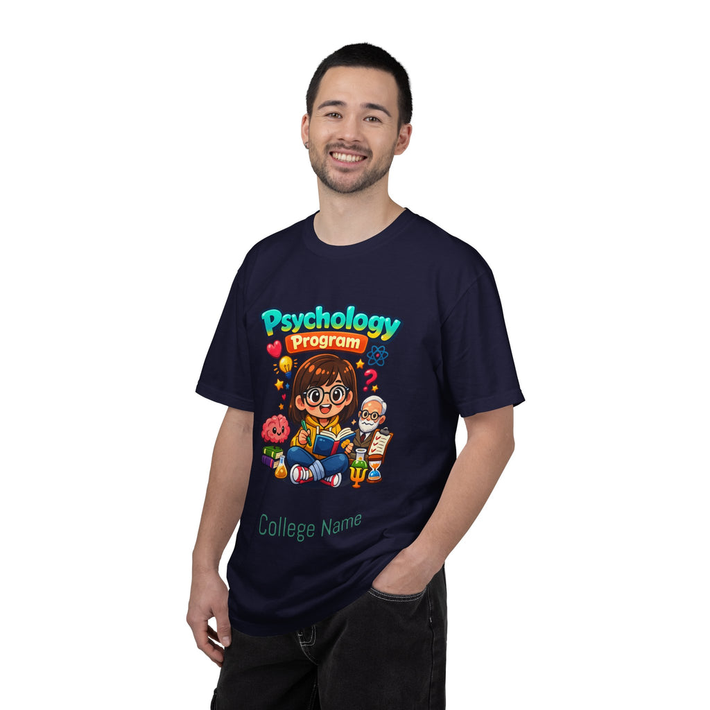 Psychology Program T-Shirt — Cute Student Cartoon Design