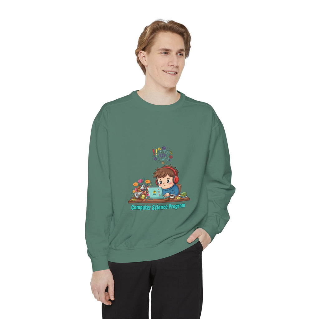 Computer Science Unisex Garment-Dyed Sweatshirt