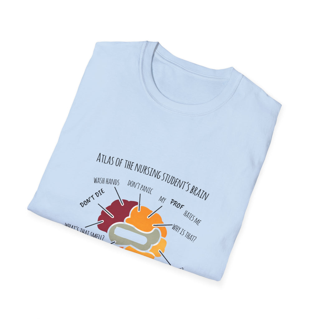 Nursing T-Shirt —  Illustrated Campus Map Tee
