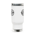 The Purse Logo Stainless Steel Travel Mug with Handle – 14oz Insulated Coffee Tumbler