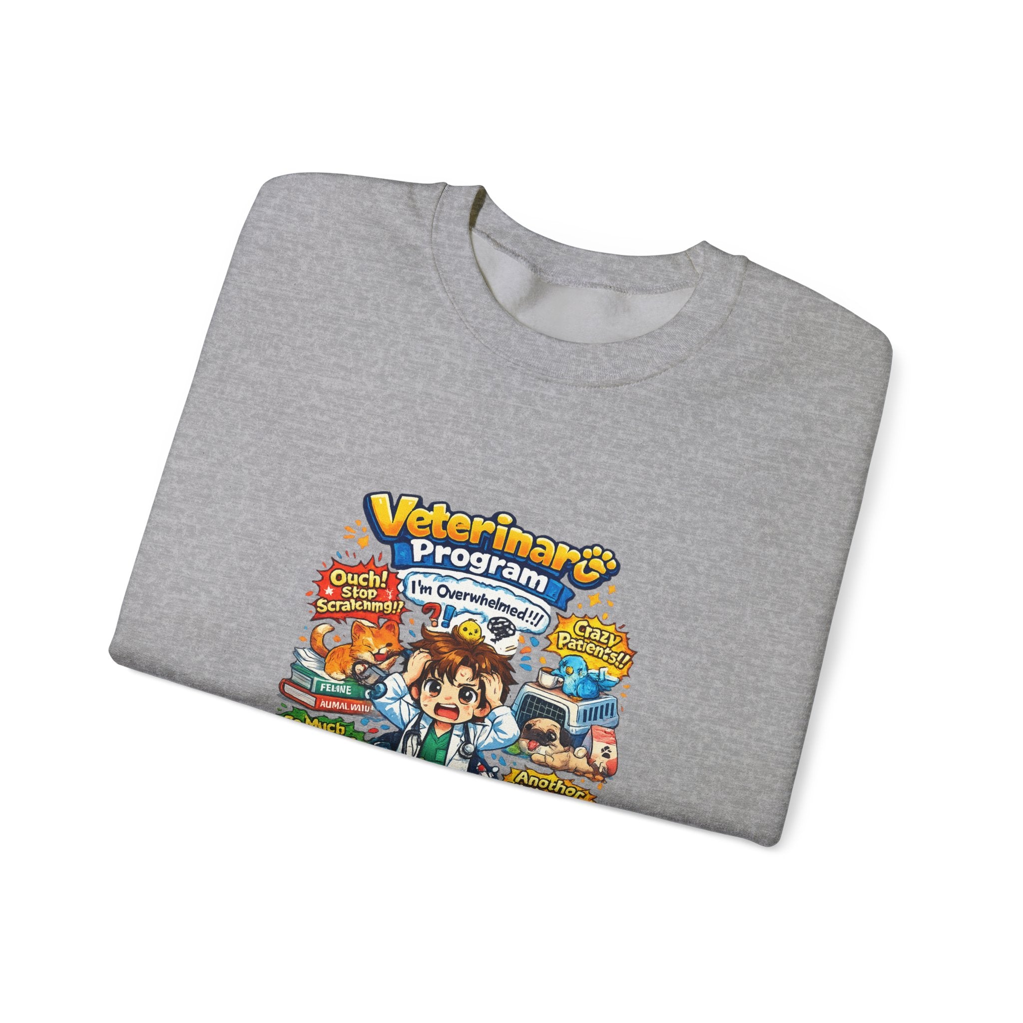 Veterinary Program Crewneck Sweatshirt – Cute Vet Student Graphic