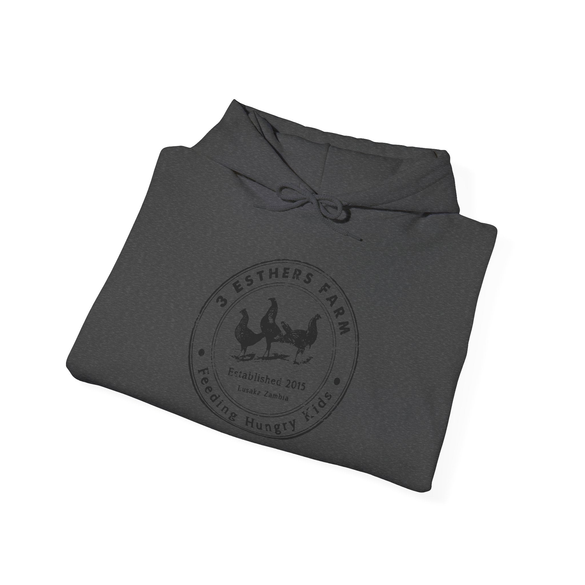 Farmhouse Chicken Hoodie — Crest Logo ‘Est. 2021’ Cozy Pullover