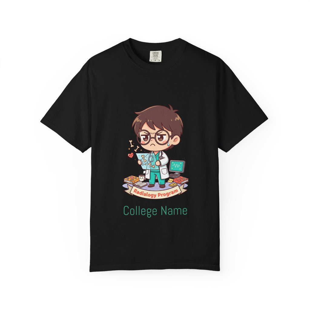 Radiology Program T-Shirt — Cute Radiologist Cartoon College Tee