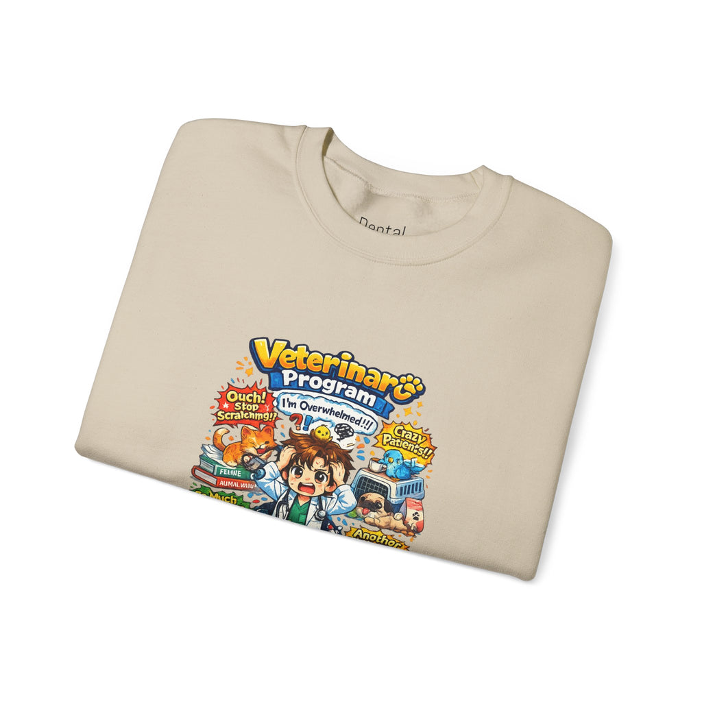 Veterinary Program Crewneck Sweatshirt – Cute Vet Student Graphic