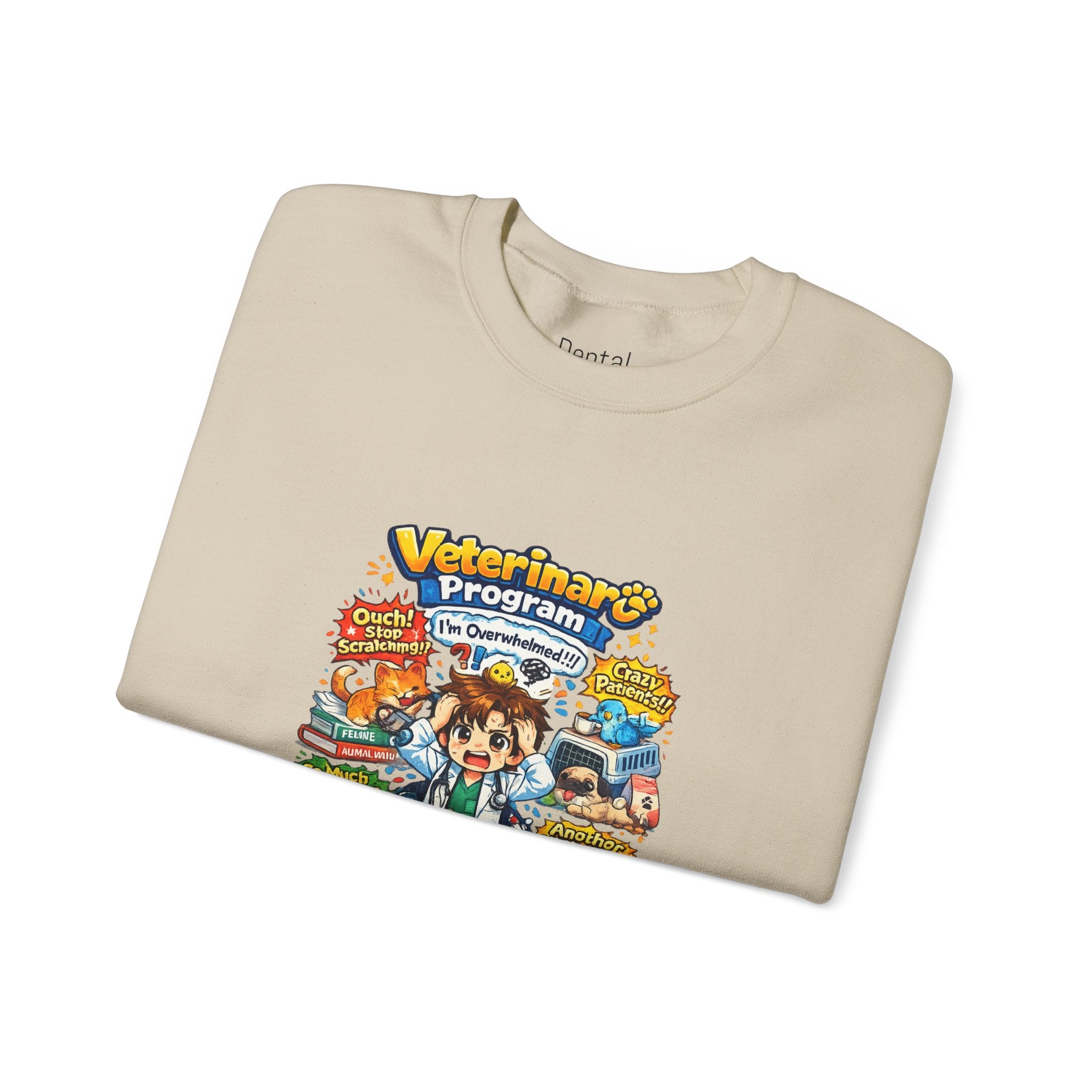 Veterinary Program Crewneck Sweatshirt – Cute Vet Student Graphic