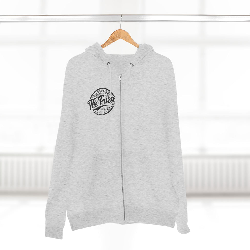 The Purse Zip Hoodie — Vintage Camping Logo Hooded Jacket