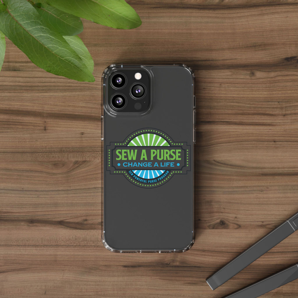 Clear Case — “Sew a Purse, Change a Life” Charity Phone Case