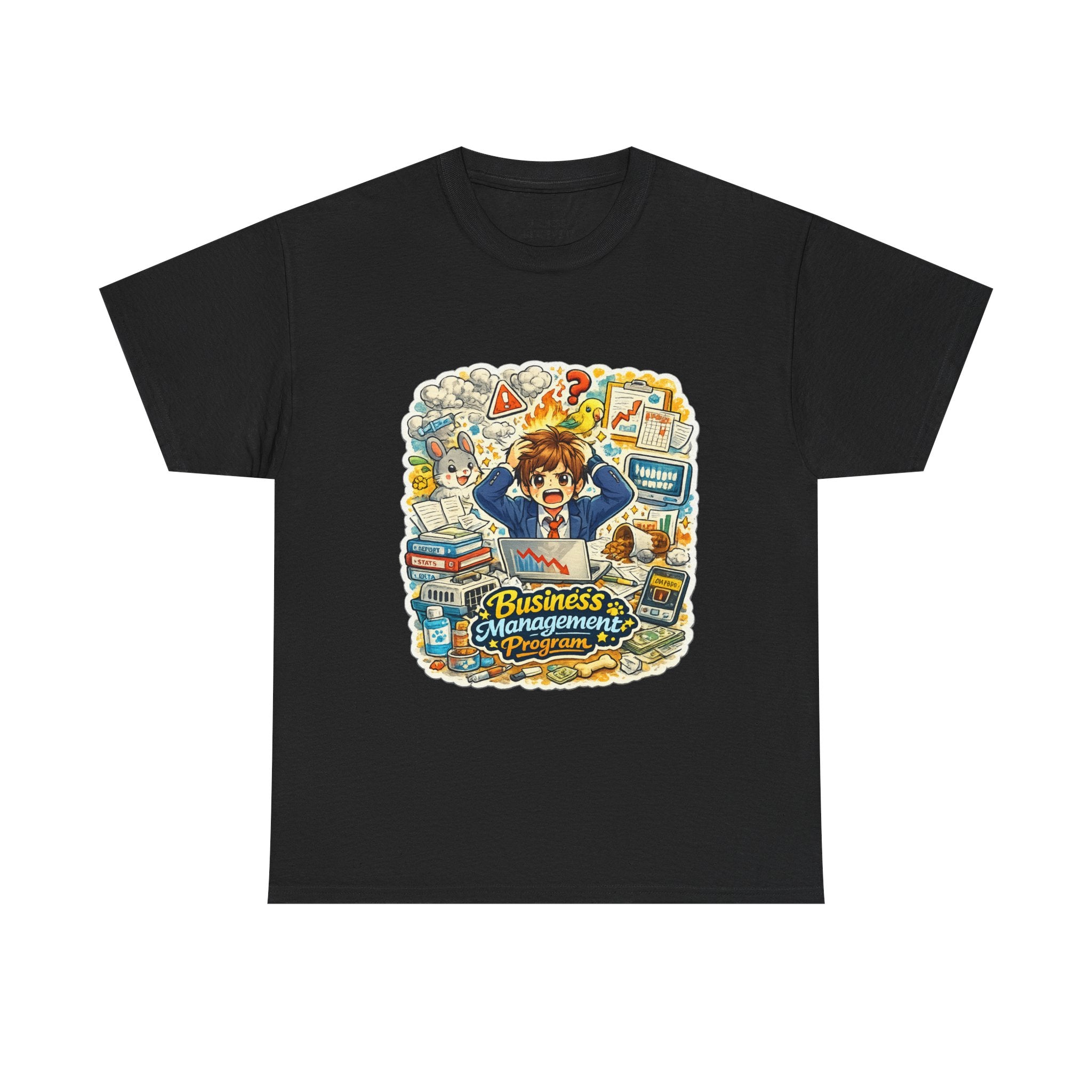 Business Management Major T-Shirt - Cute College Illustration Tee