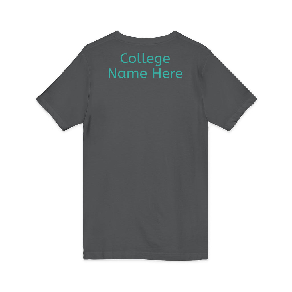 Paramedic EMS Anime V-Neck Tee — Cute EMT Program Shirt (Custom College Name)