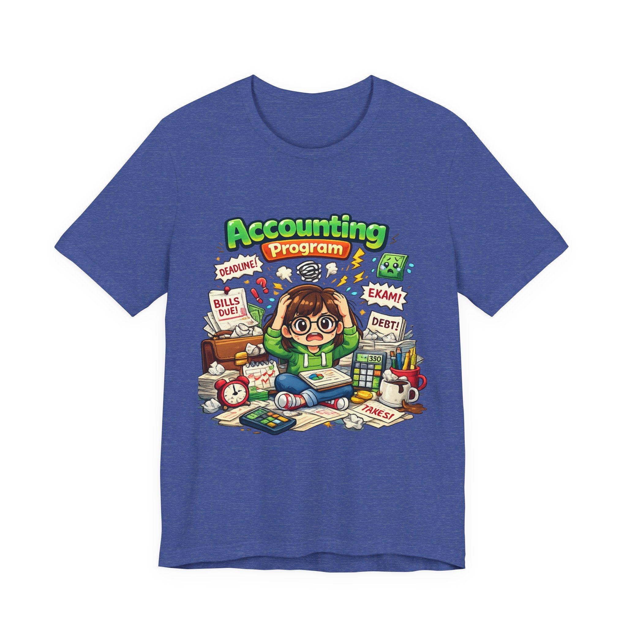 Accounting Program Student Tee — Cute Study Cartoon College Shirt