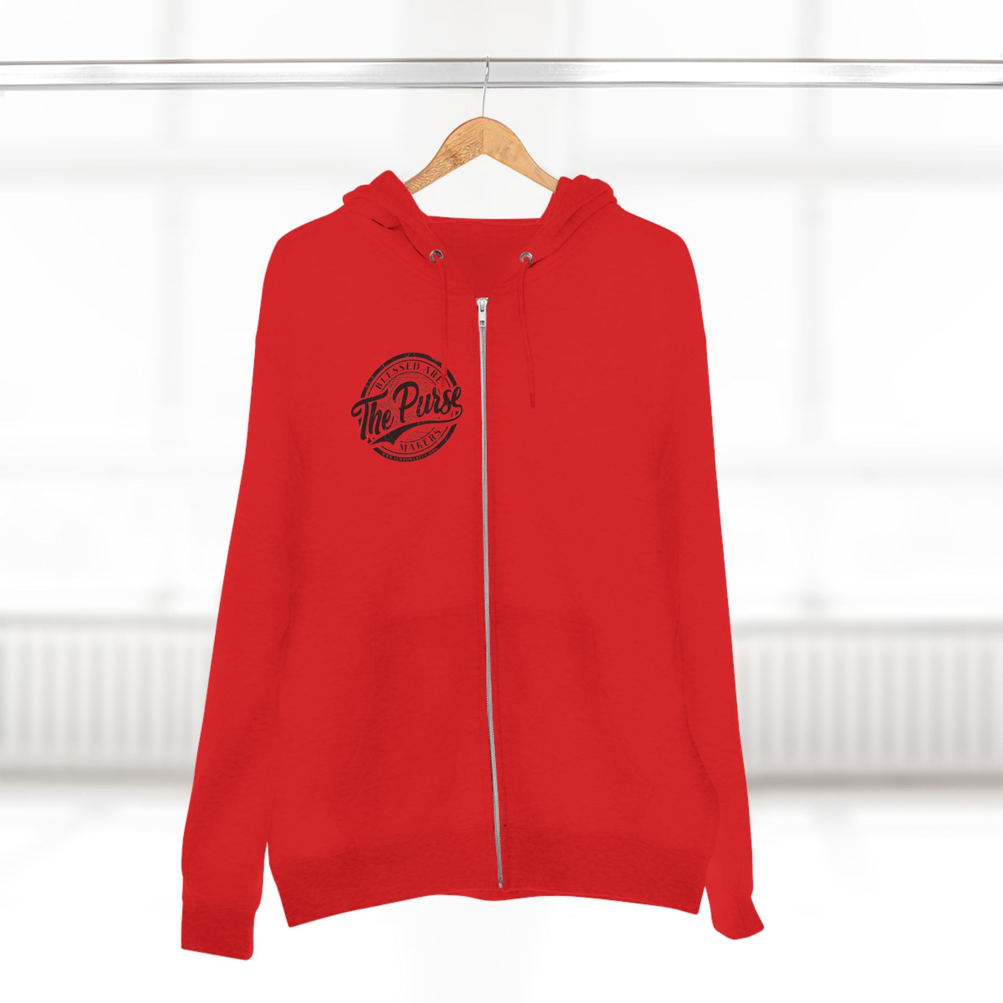 The Purse Zip Hoodie — Vintage Camping Logo Hooded Jacket