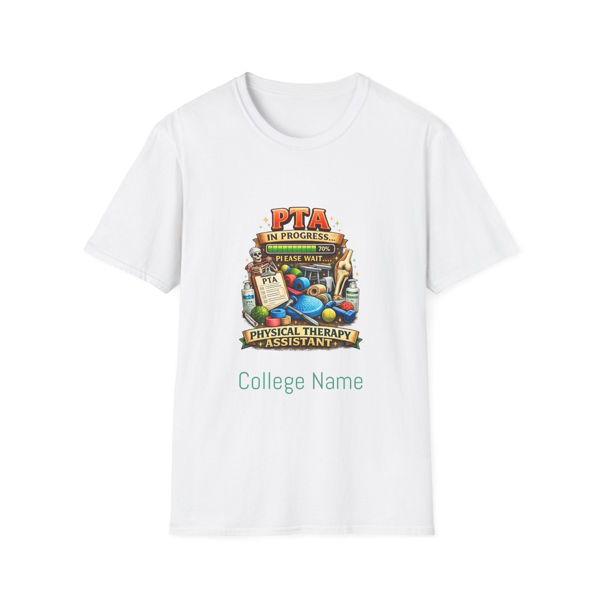 PTA In Progress T-Shirt — Physical Therapy Assistant Funny Therapist Gift