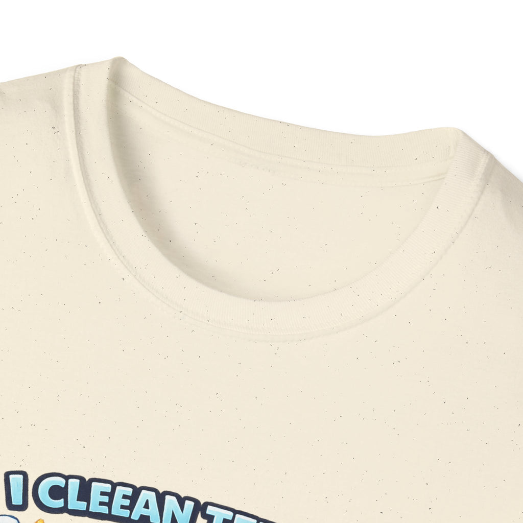 Dental Hygiene T-Shirt — "I Clean Teeth to Make a Smile Bright" Cute Tooth Graphic